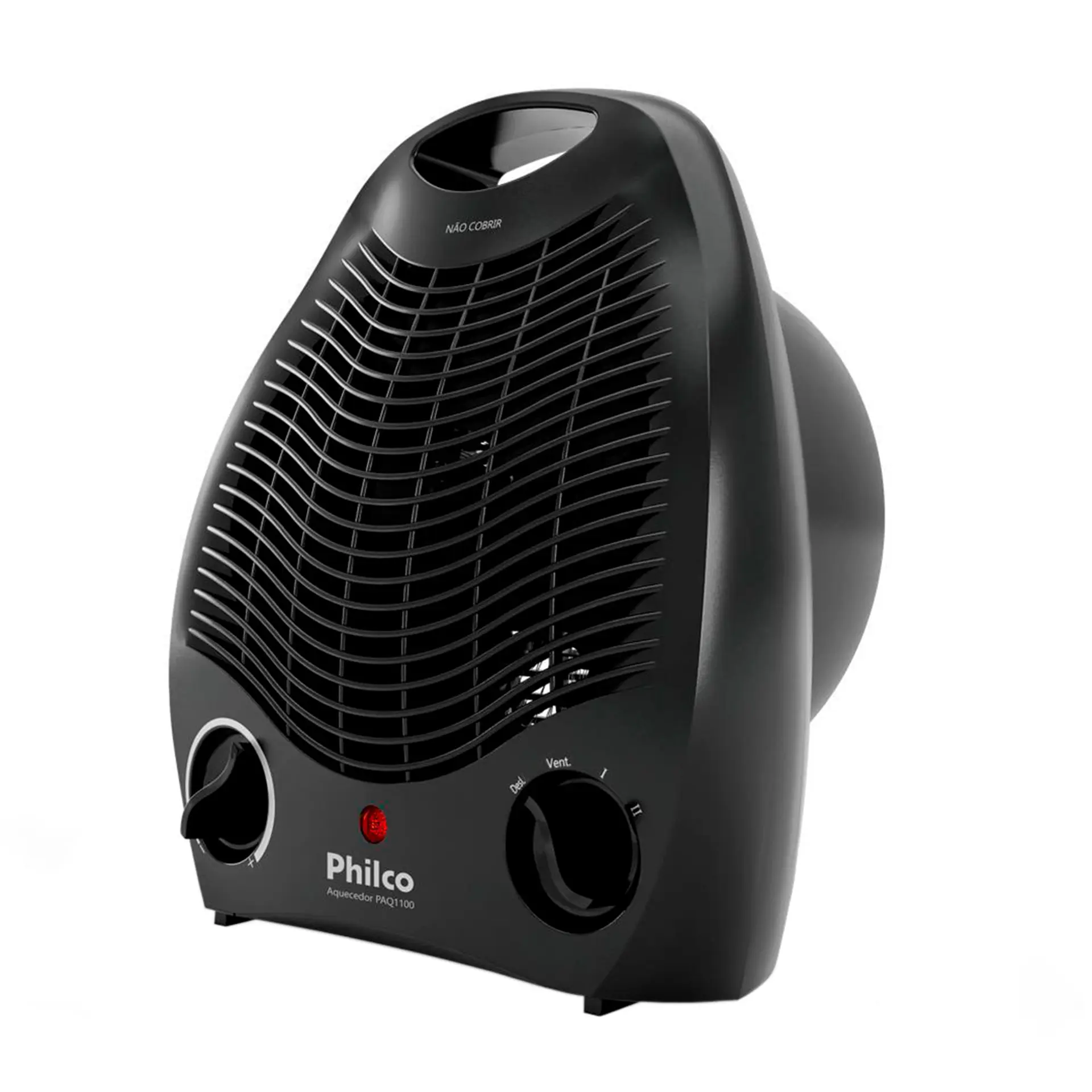 Aquecedor de Ar 2 em 1 Philco PAQ11 3 Temperaturas - Preto - 220 Volts