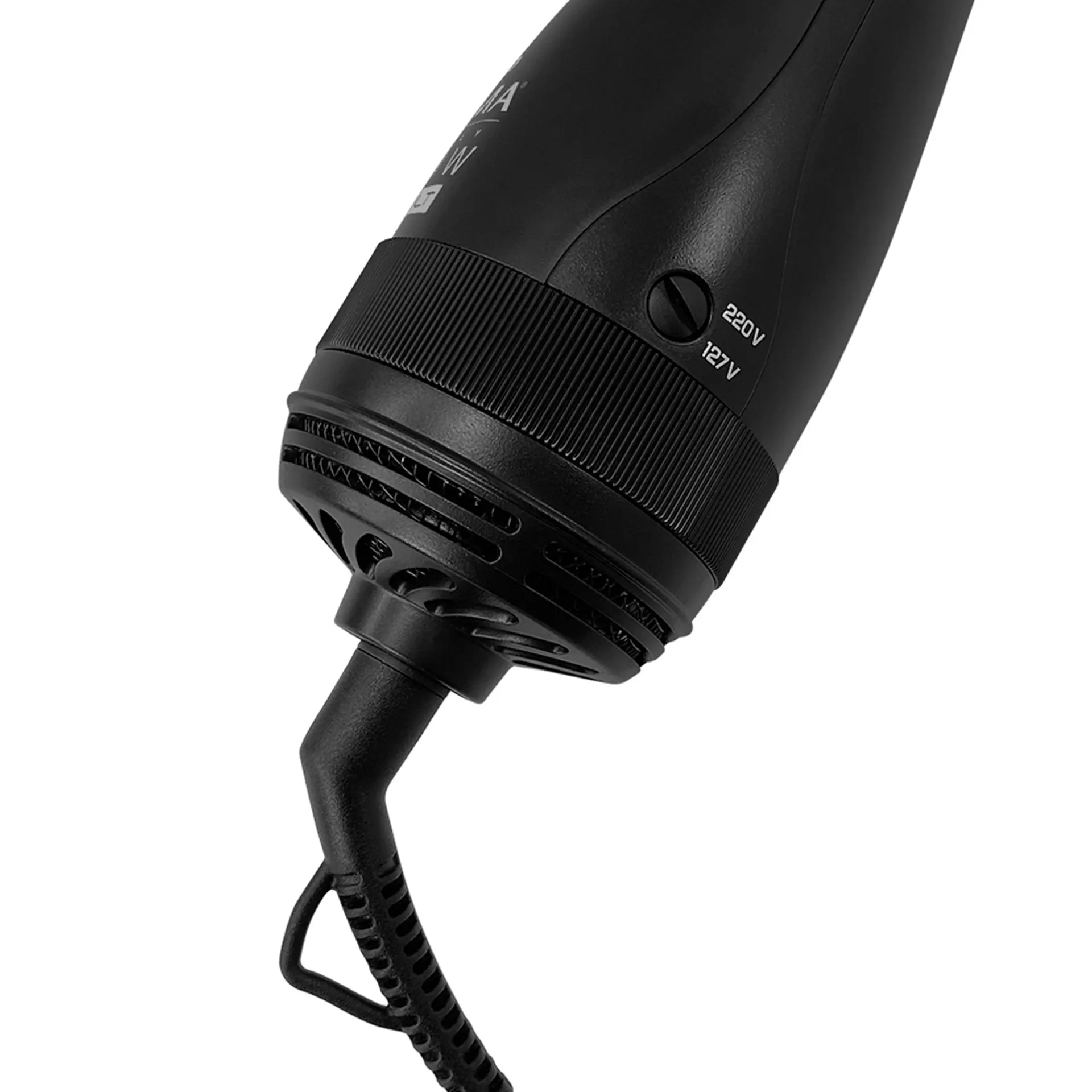 Escova Secadora Gama Eleganza Plus 3 Velocidades 1300W - Preto/Vermelho - Bivolt