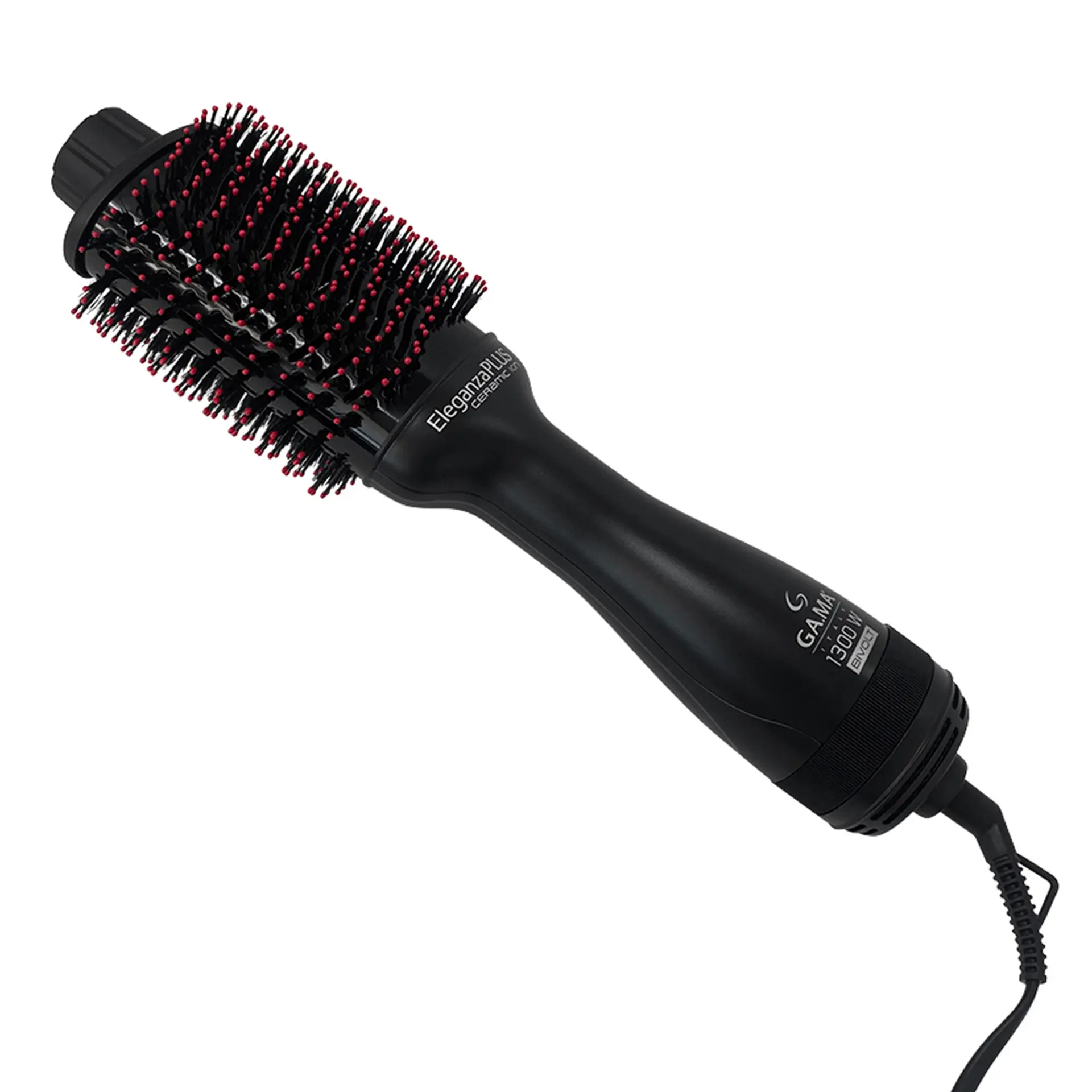 Escova Secadora Gama Eleganza Plus 3 Velocidades 1300W - Preto/Vermelho - Bivolt