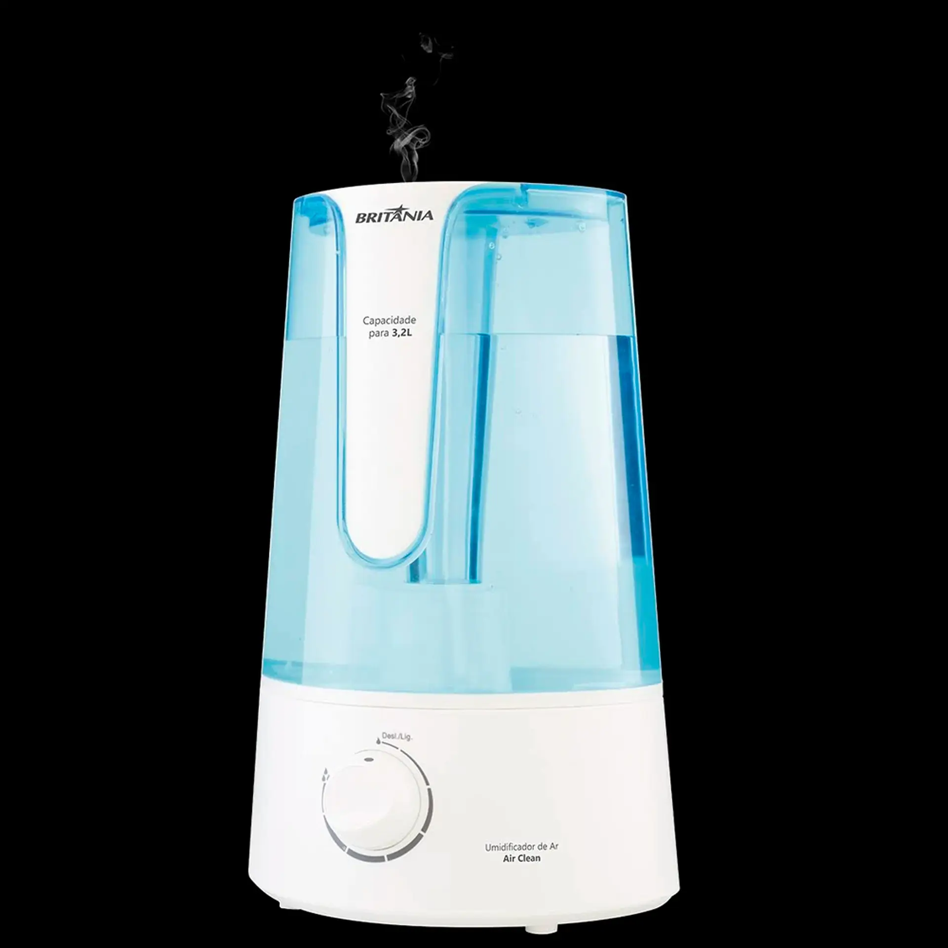 Umidificador de Ar Britânia Air Clean Desligamento Automático 3,2L - Azul/Bco - Bivolt