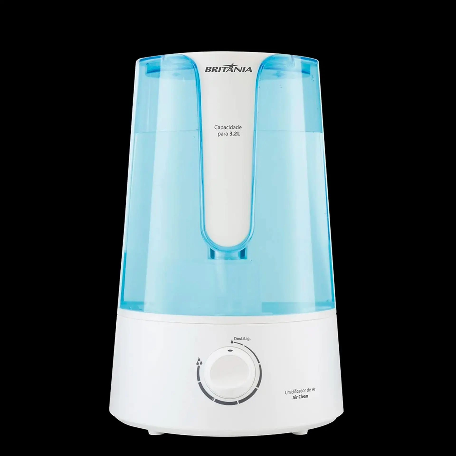 Umidificador de Ar Britânia Air Clean Desligamento Automático 3,2L - Azul/Bco - Bivolt