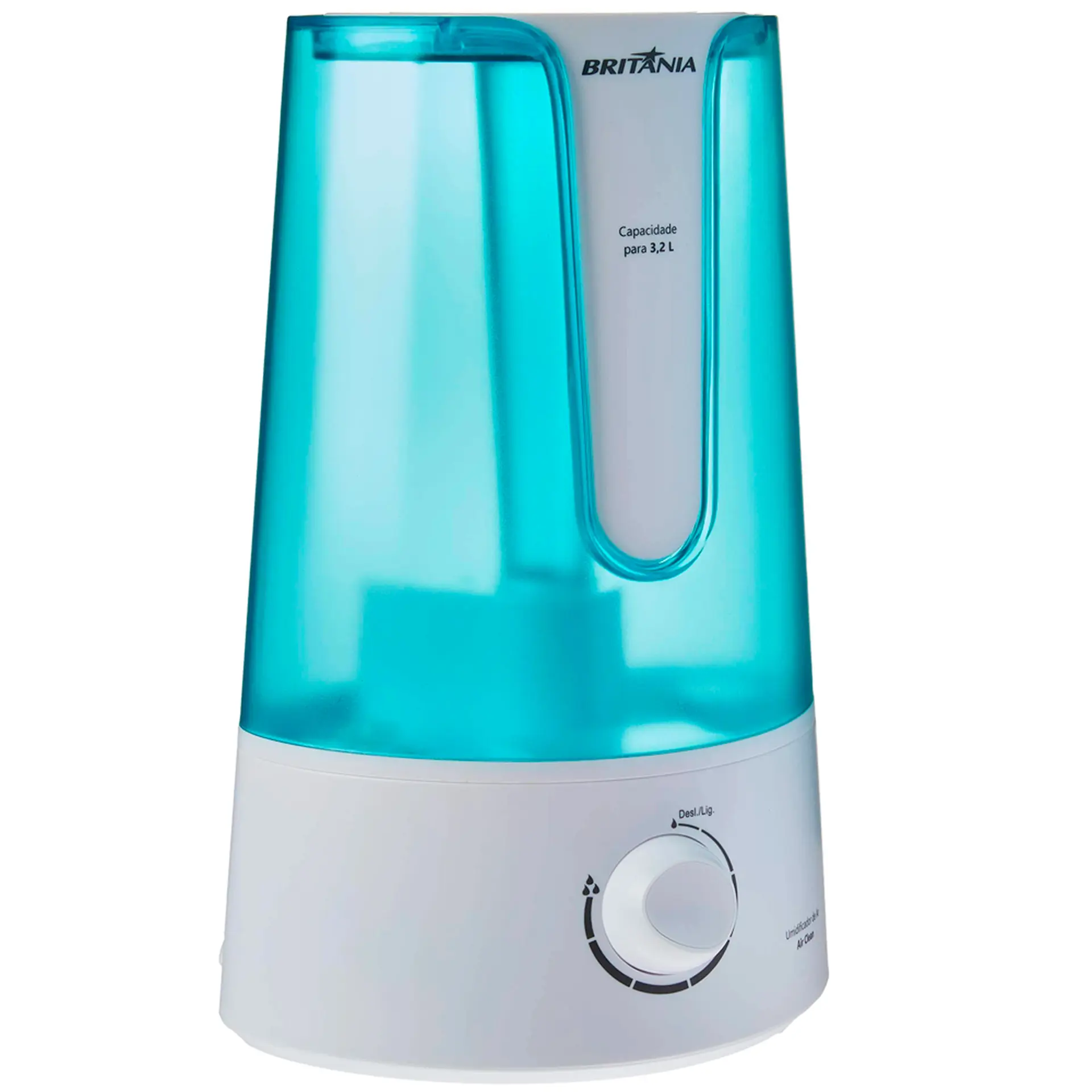 Umidificador de Ar Britânia Air Clean Desligamento Automático 3,2L - Azul/Bco - Bivolt