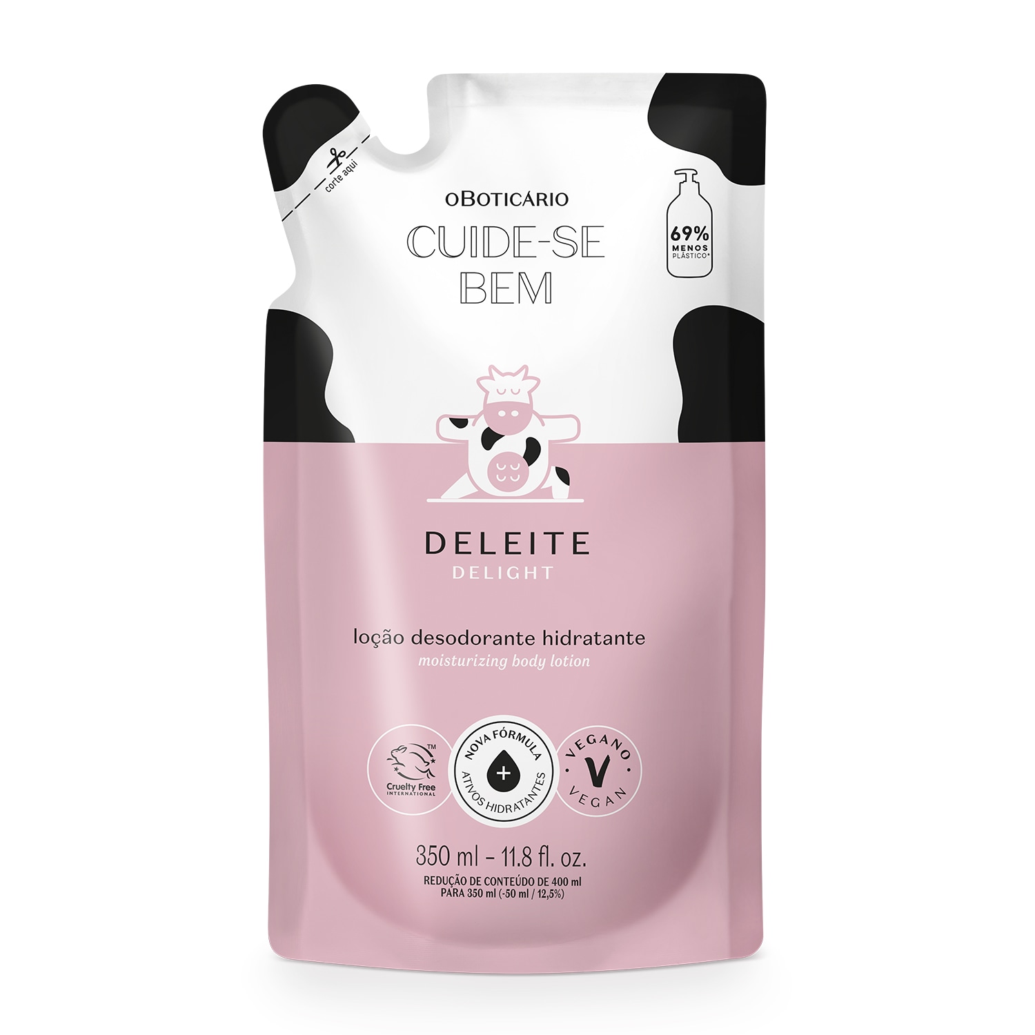 Combo Cuide-se Bem: Loção Corporal Boa Noite 400ml + Refil Deleite 350ml
