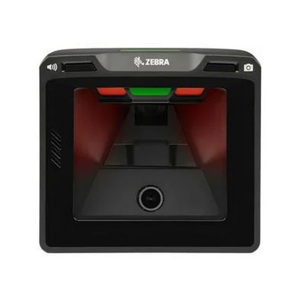 Leitor de Código de Barras e QR Code Imager 1D 2D Fixo de Mesa  Zebra SP7201 USB - lê Nota Fiscal Eletrônica Boleto Bancário e Tela