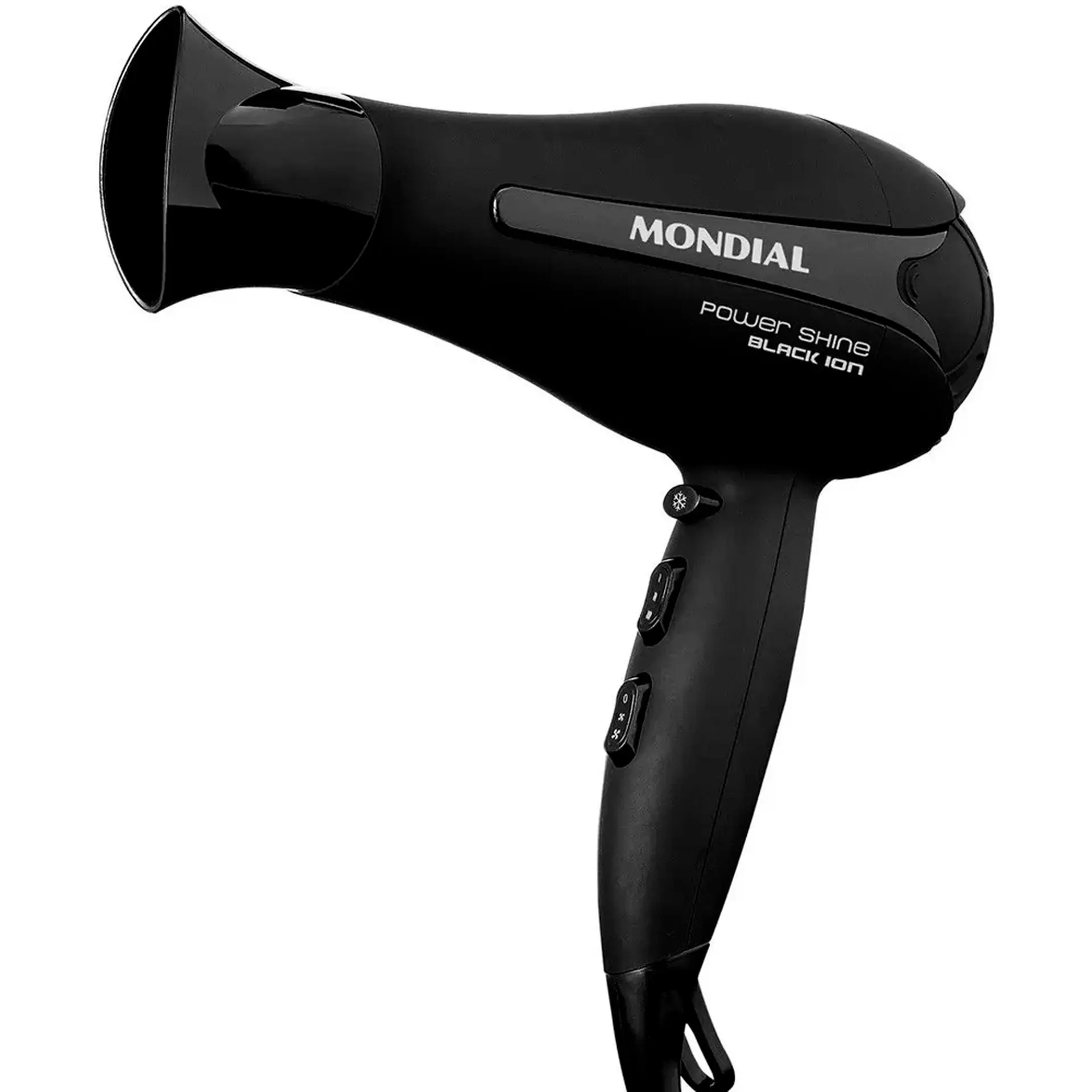 Kit Secador 1900W e Prancha Mondial KT91 - Preto - 220 Volts