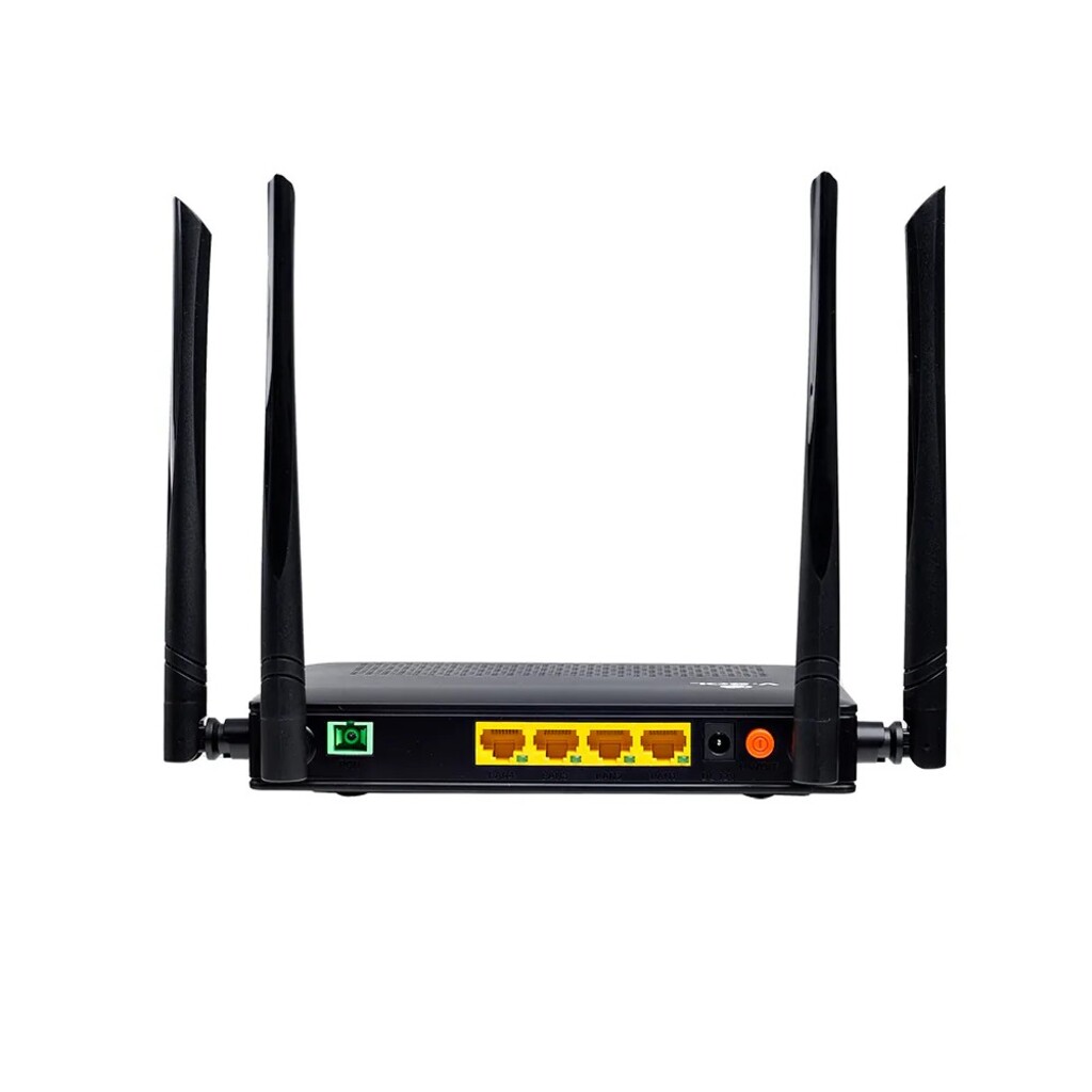 Roteador ONT GPON/EPON + Wireless AC 1200 Dual Mode Gigabit 4 Antenas + 1 Porta G/Pon - V2804AC-Z