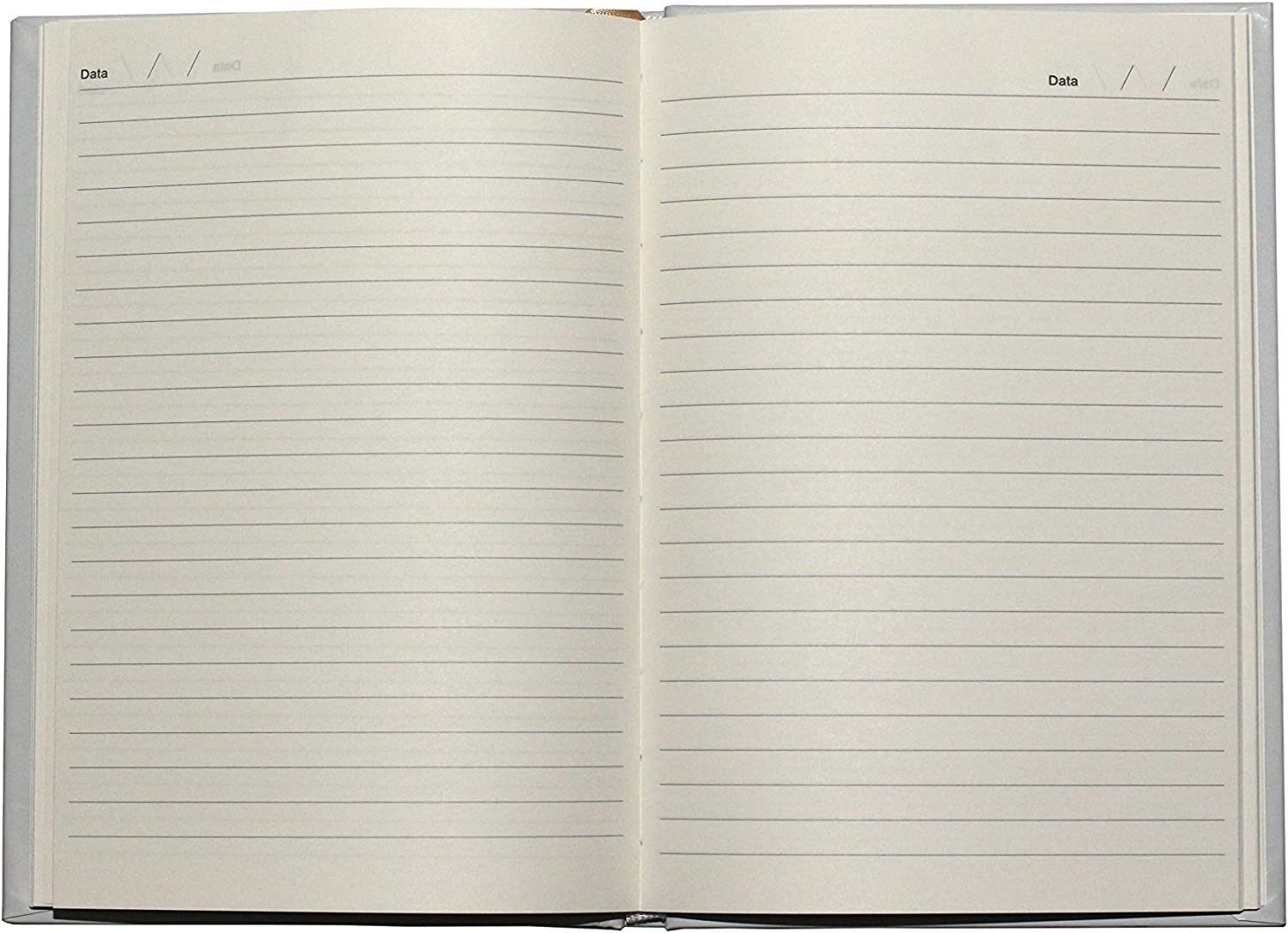 Caderneta Bee Unique A5 Pautado 160 Páginas Panda MR com Capa Dura Cinza