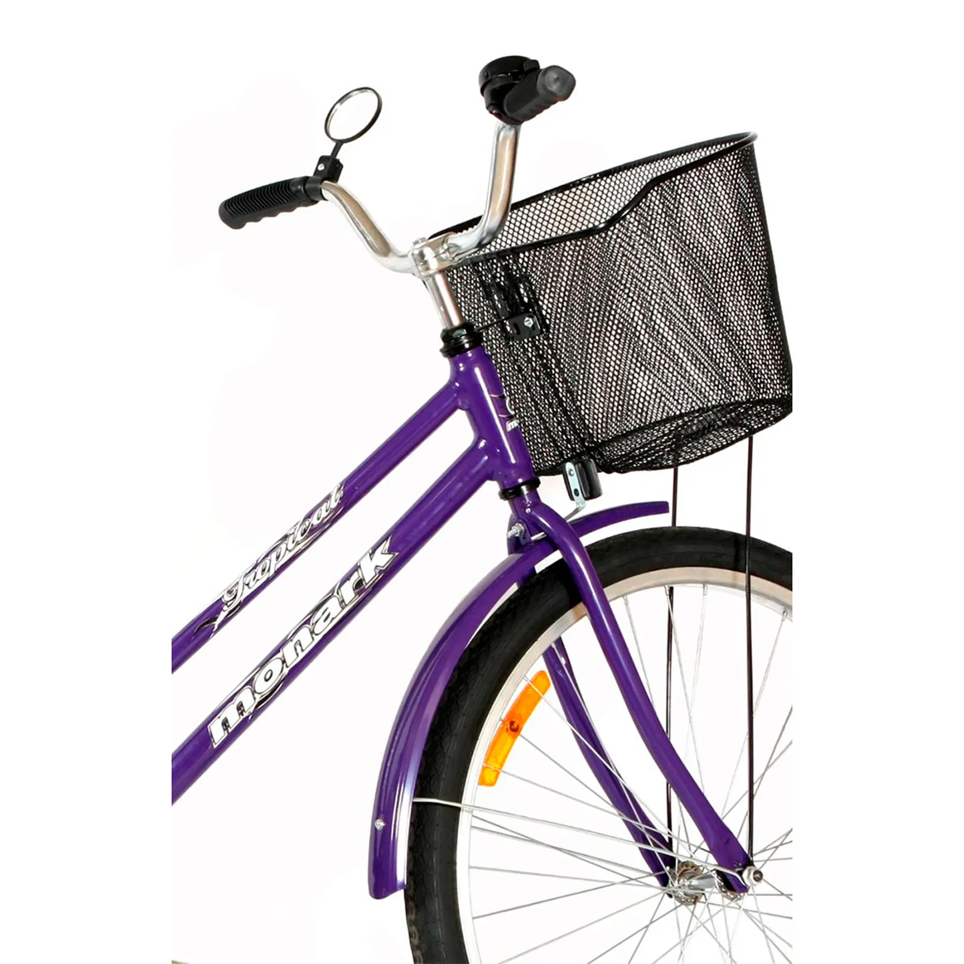 Bicicleta Aro 26 Monark Tropical Freio Contra Pedal - Roxo