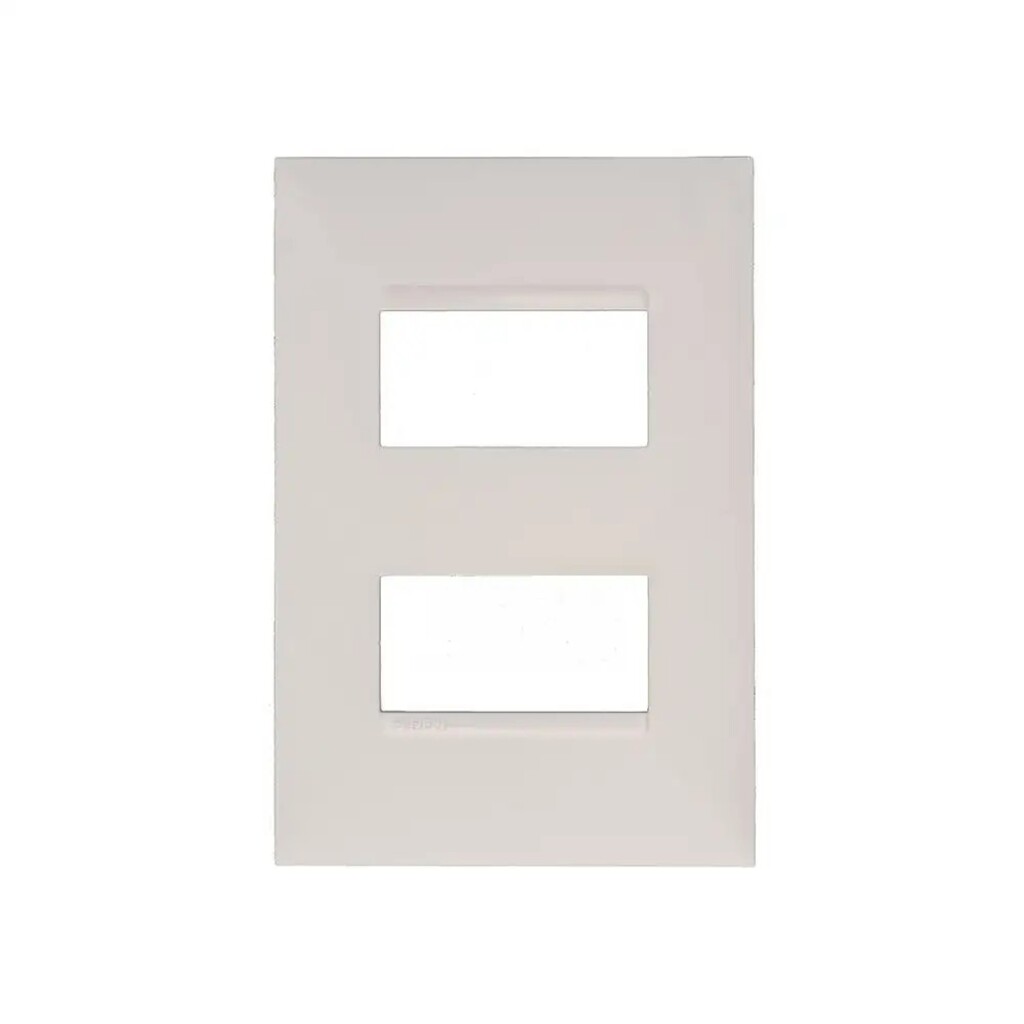 Espelho 4x2 para 2 Módulo Horizontal Pial Plus+ I Legrand Branco - 618506BC - sem Suporte