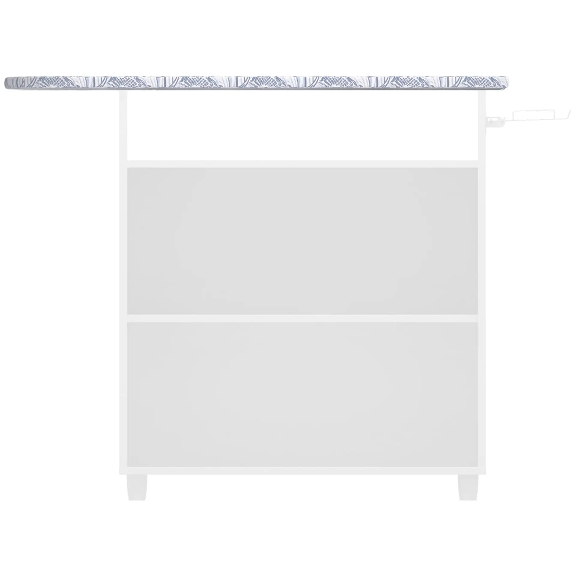 Tábua de Passar Roupa 2 Portas e Nicho Criativa Notável - Branco