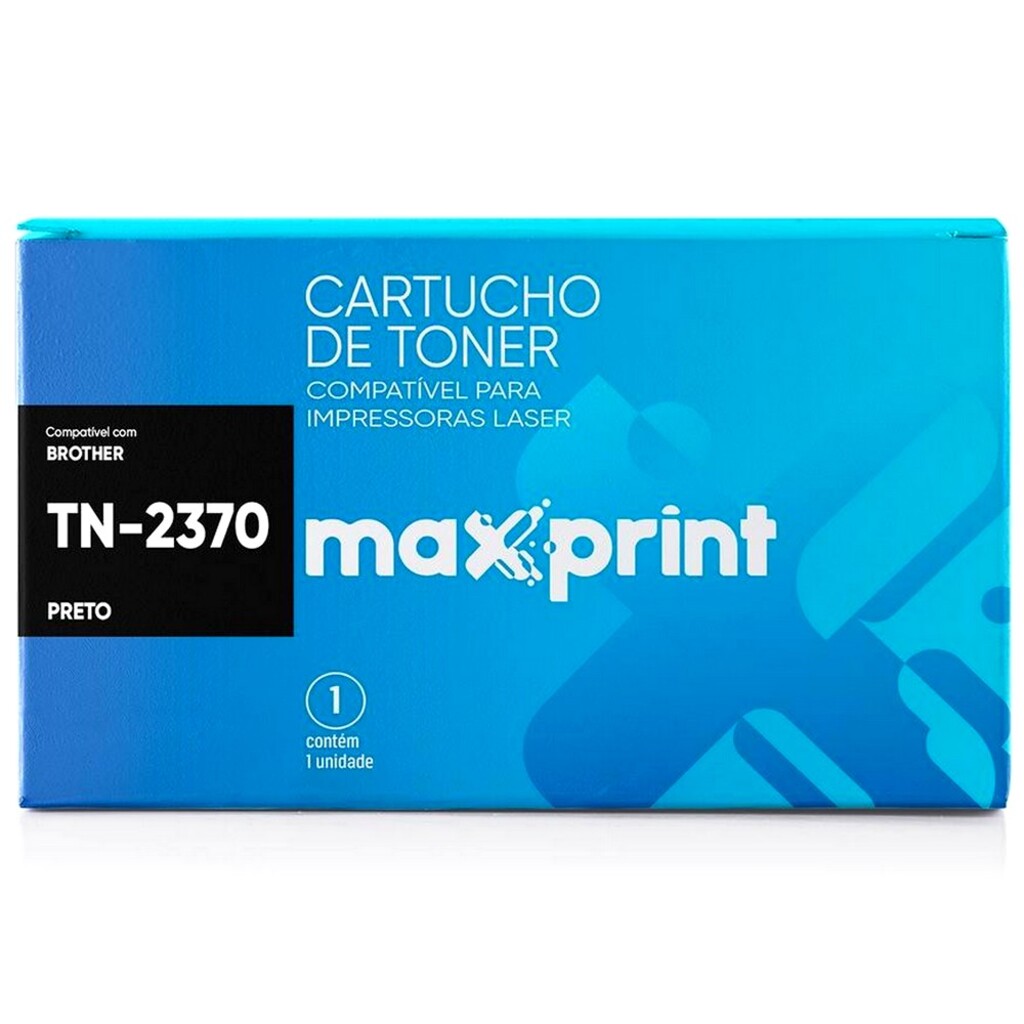 Toner Brother Preto Maxprint - TN2370 MFC