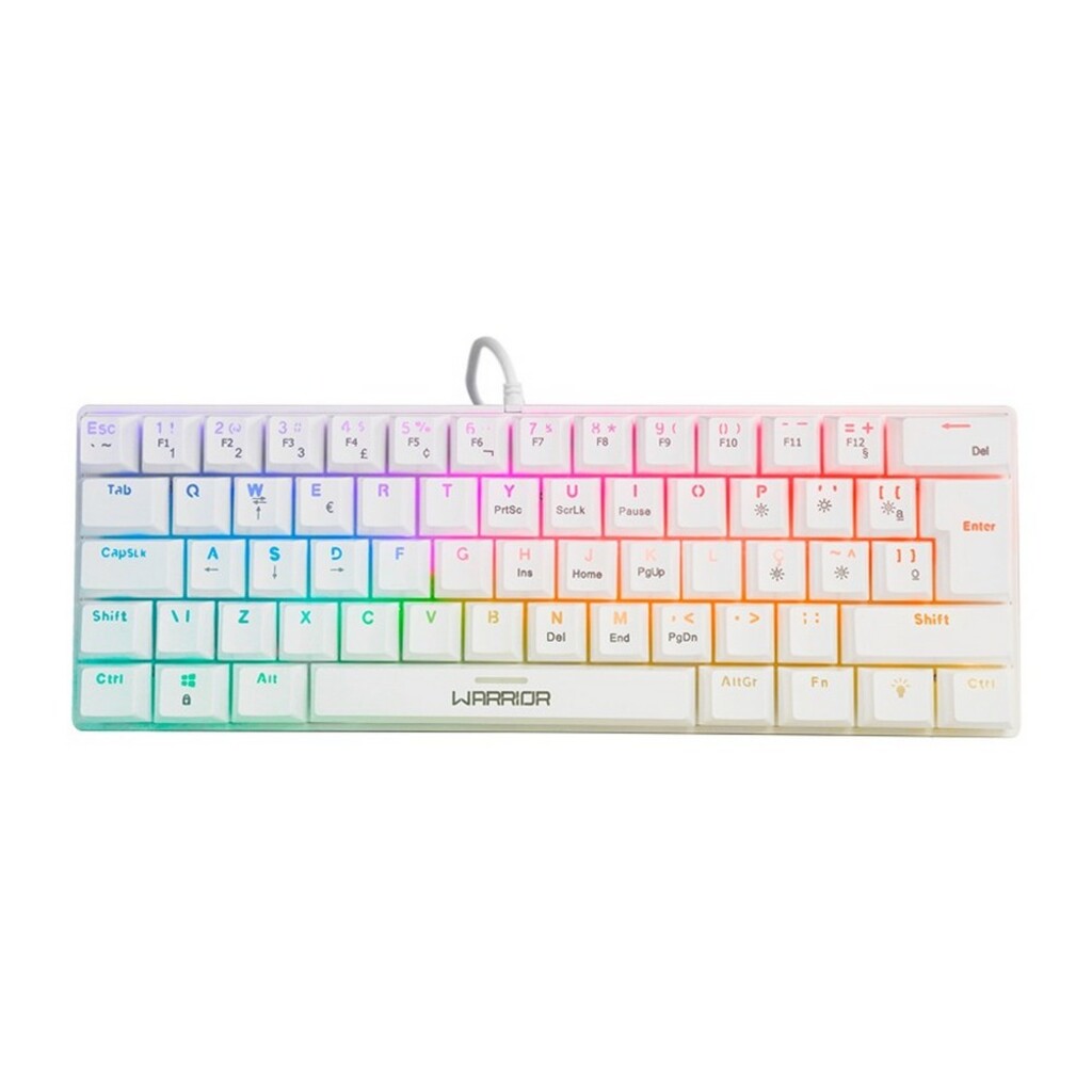 Teclado USB Gamer Warrior Royal Precision Mecânico com Led RGB - TC311