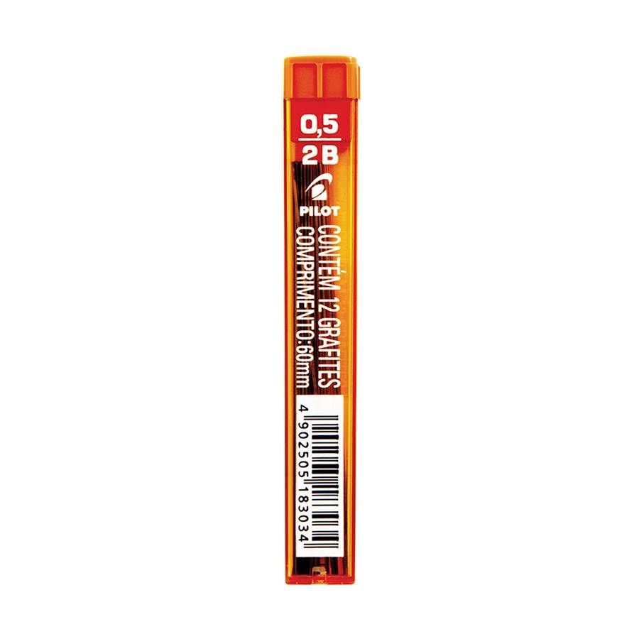 Grafite Pilot 0.5 mm 2B com 12 Minas