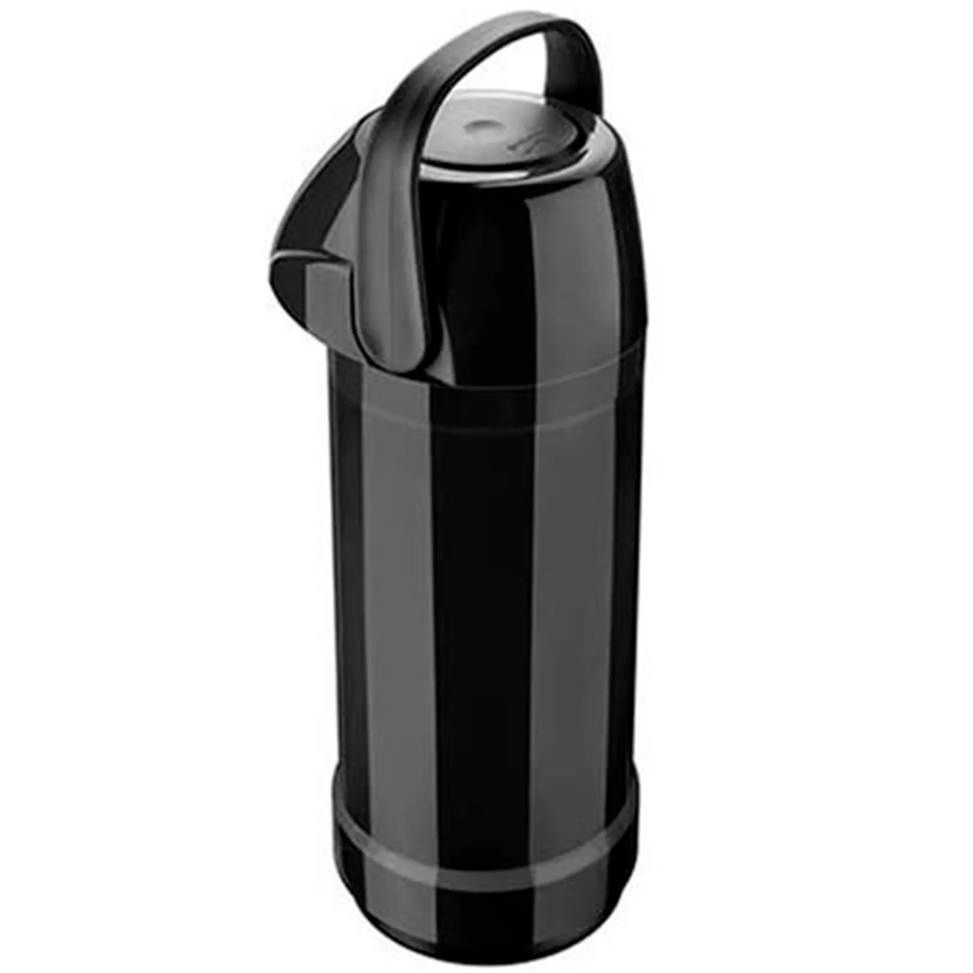 Garrafa Térmica Invicta GLT 1L Bomba de Pressão Plástico com Alça Retrátil - Preto
