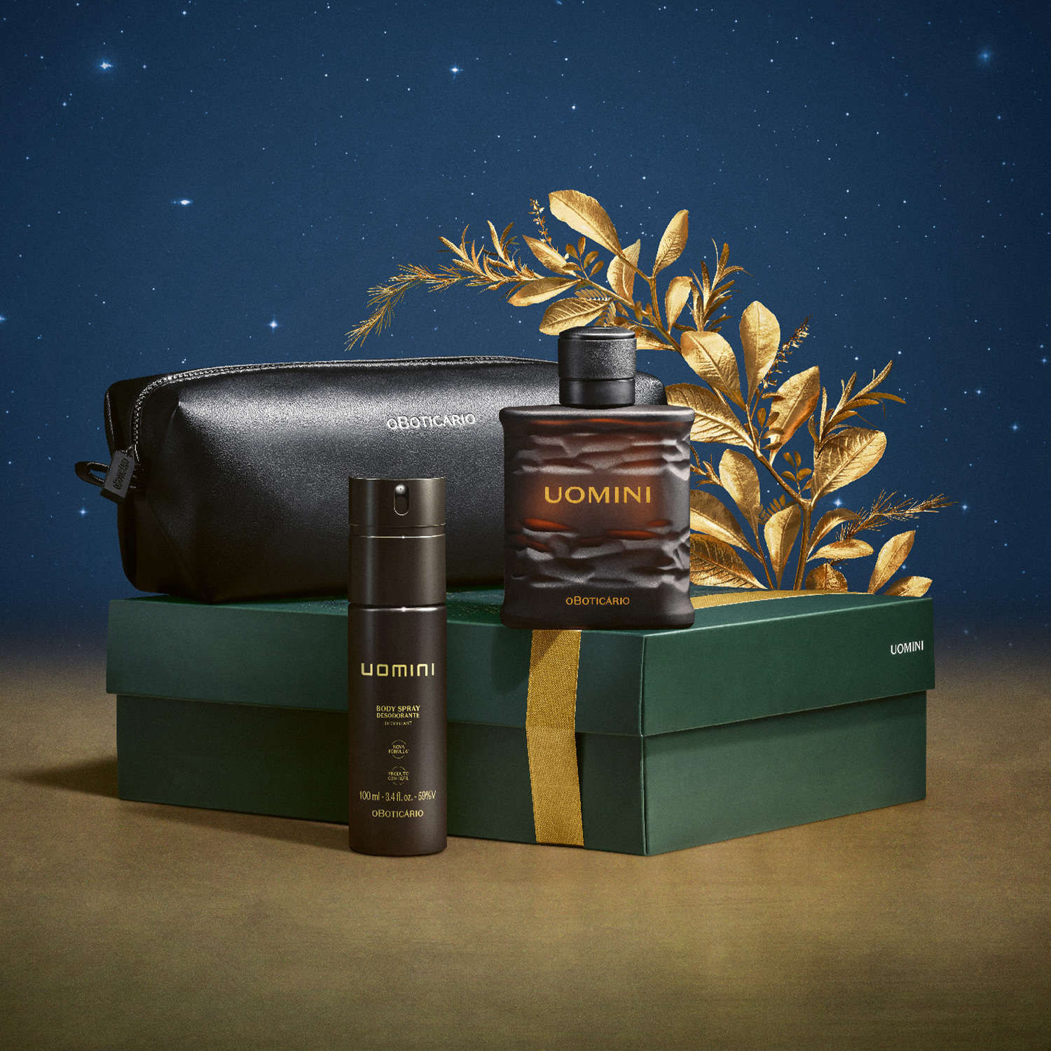 Kit Presente Natal Uomini (3 itens)