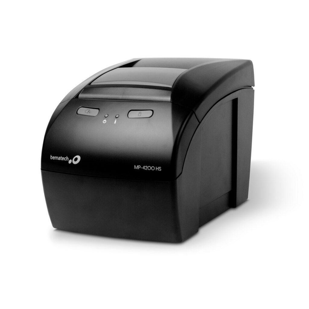 Impressora Térmica Não Fiscal Bematech MP-4200 HS Ethernet e USB/Serial - 46B4200HS000 / 46B4200HS001- Guilhotina
