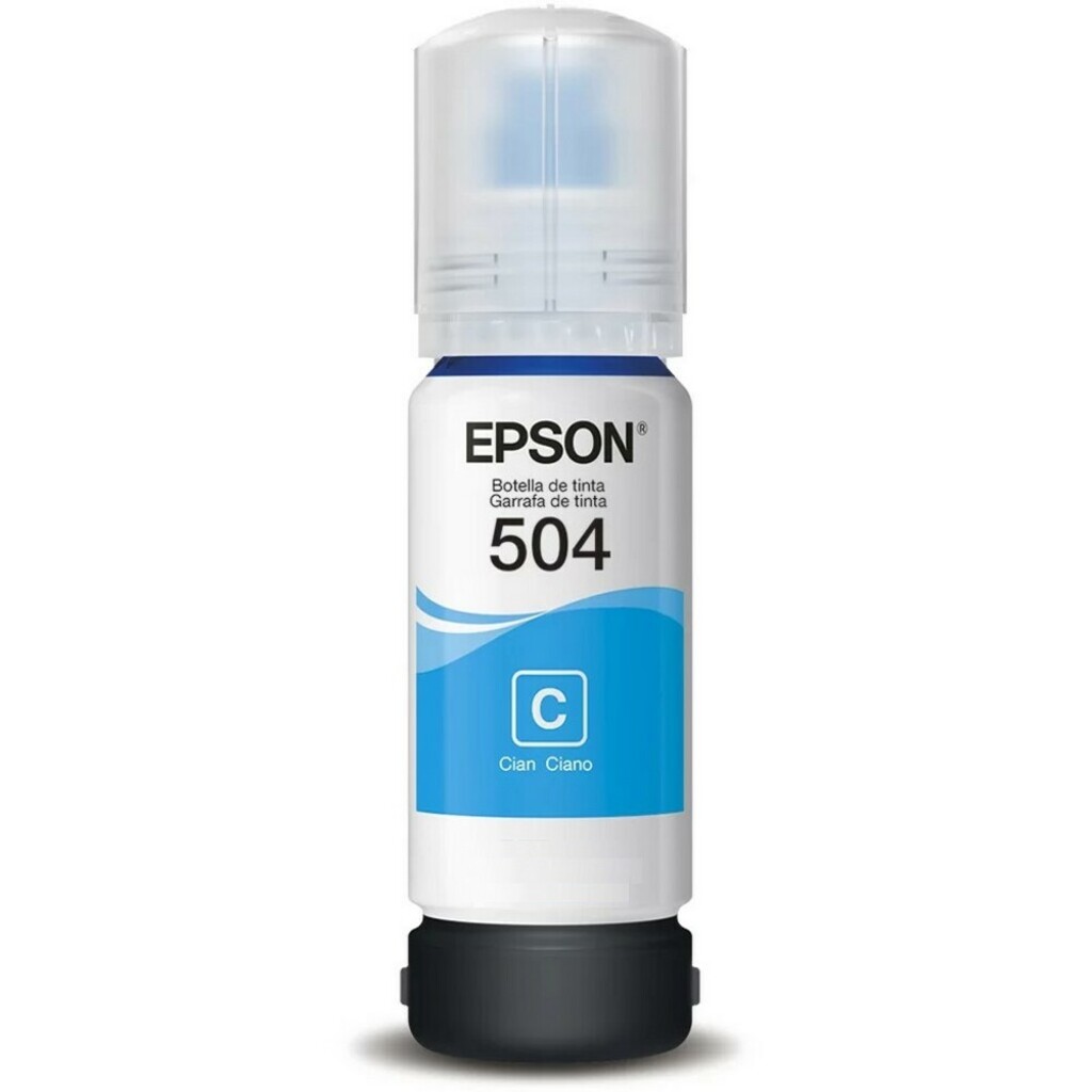 Tinta para Cartucho Epson Ciano Original - T504222 - 6.000 páginas para L4150 / L4160 / L6161 / L6171 / L6191