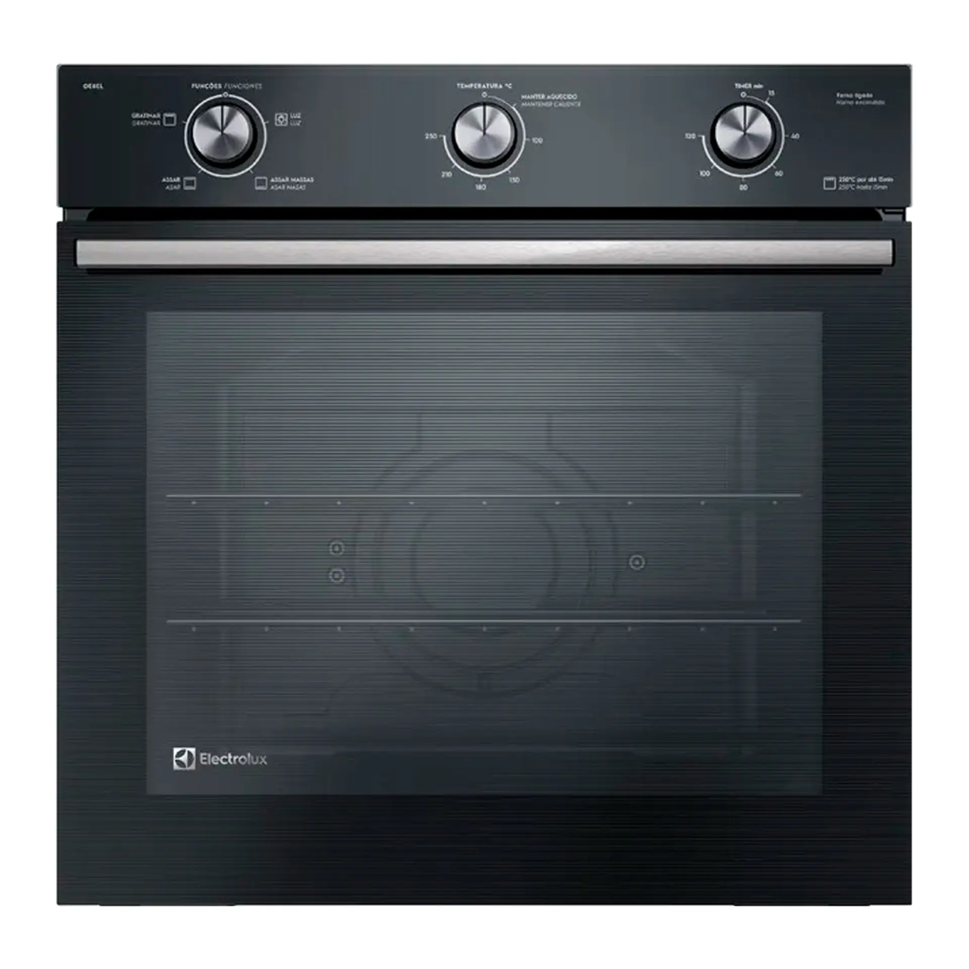Forno Elétrico de Embutir Electrolux OE8EL 80L Mecânico 2049W - Preto - 220 Volts