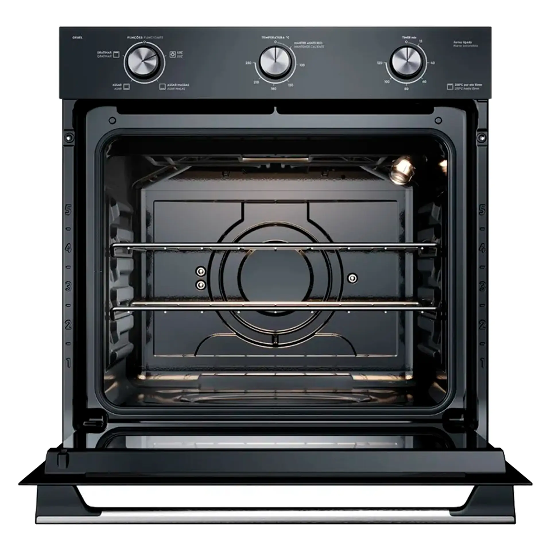 Forno Elétrico de Embutir Electrolux OE8EL 80L Mecânico 2049W - Preto - 220 Volts