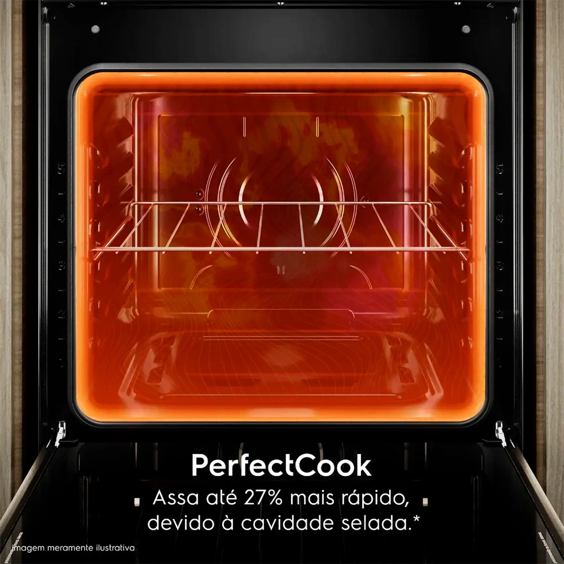 Forno Elétrico de Embutir Electrolux OE8EL 80L Mecânico 2049W - Preto - 220 Volts
