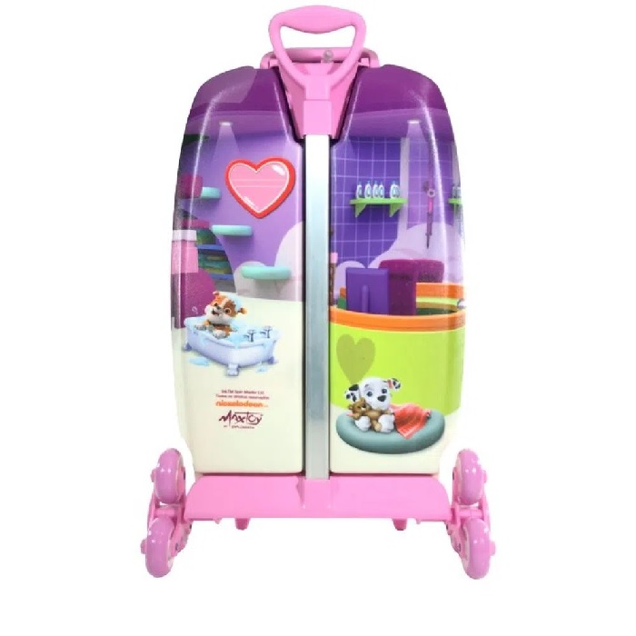 Mochila com Rodas Infantil Diplomata Patrulha Canina Rodinha Tripla Grande