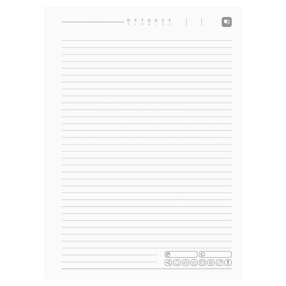 Caderno Universitário Capa Dura Garra 1 Matéria 80 Fls 200x275 Stilo Neo Preto Unitário Jandaia 7874977