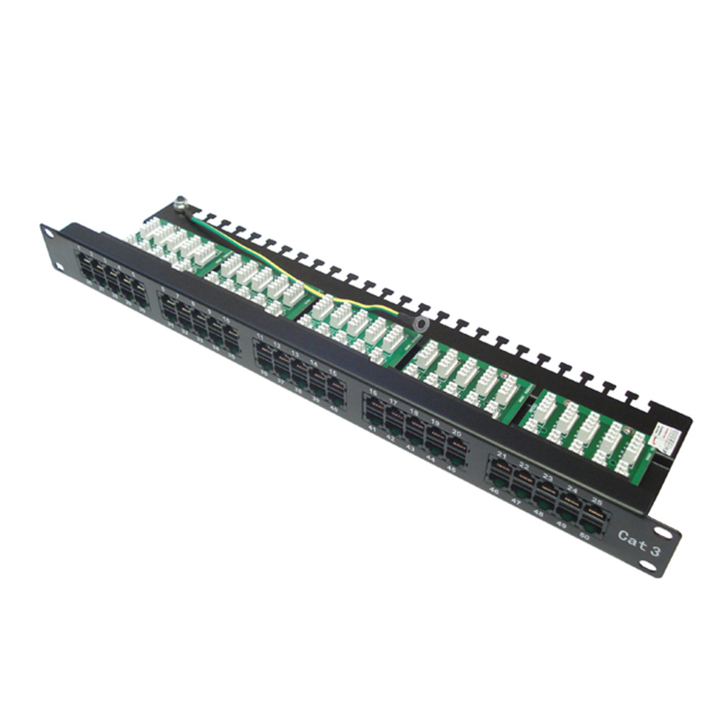 Voice Panel 50 Portas 19 Polegadas CAT.3 Seccon SecLan - WT-2052