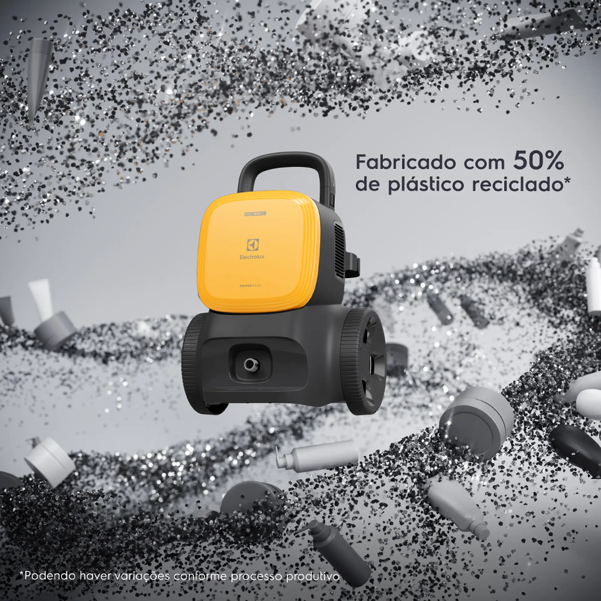 Lavadora de Alta Pressão Electrolux PowerWash EWS180 1800PSI 1400W 3410ANBR - Amarelo/Preto - 110 Volts