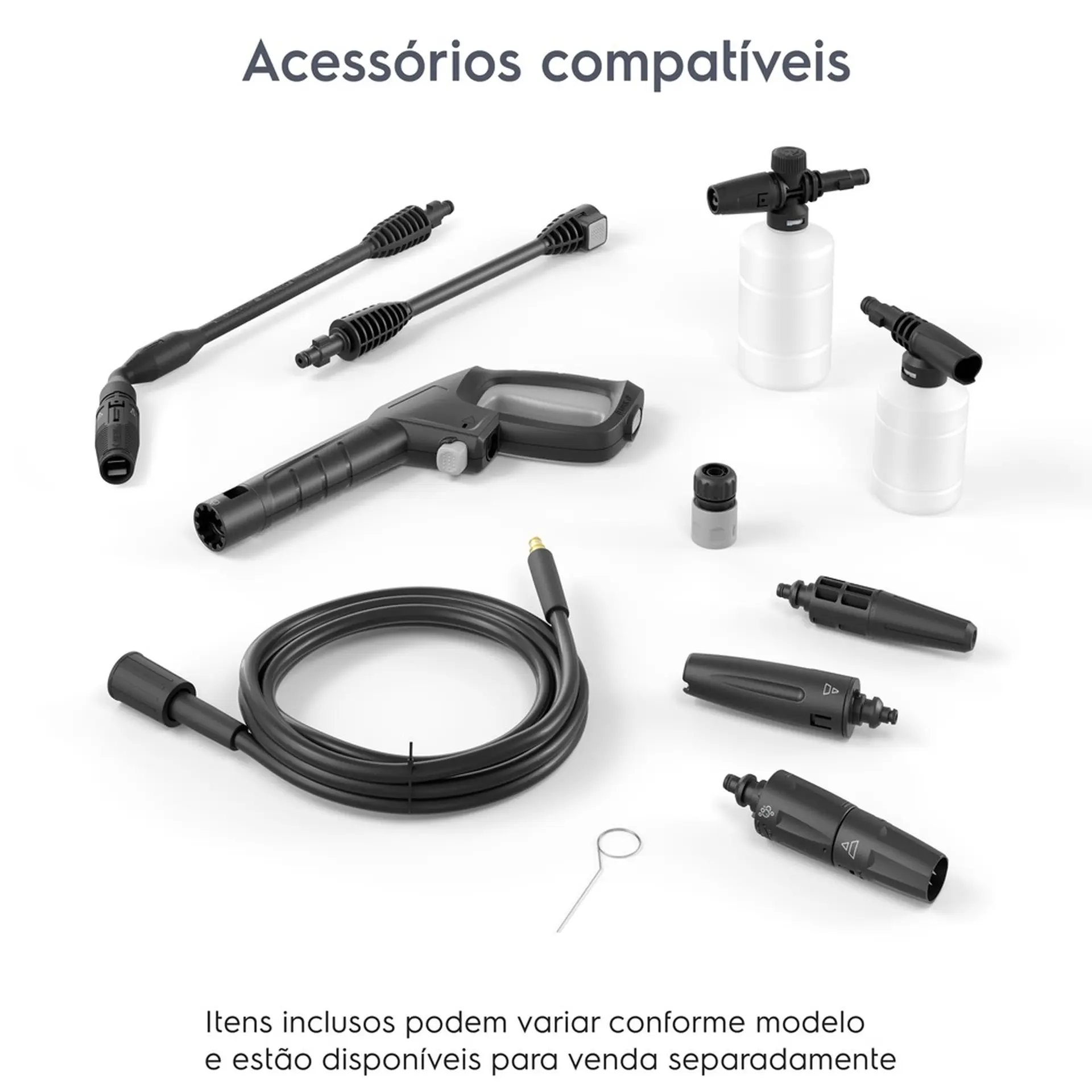 Lavadora de Alta Pressão Electrolux PowerWash EWS180 1800PSI 1400W 3410ANBR - Amarelo/Preto - 110 Volts
