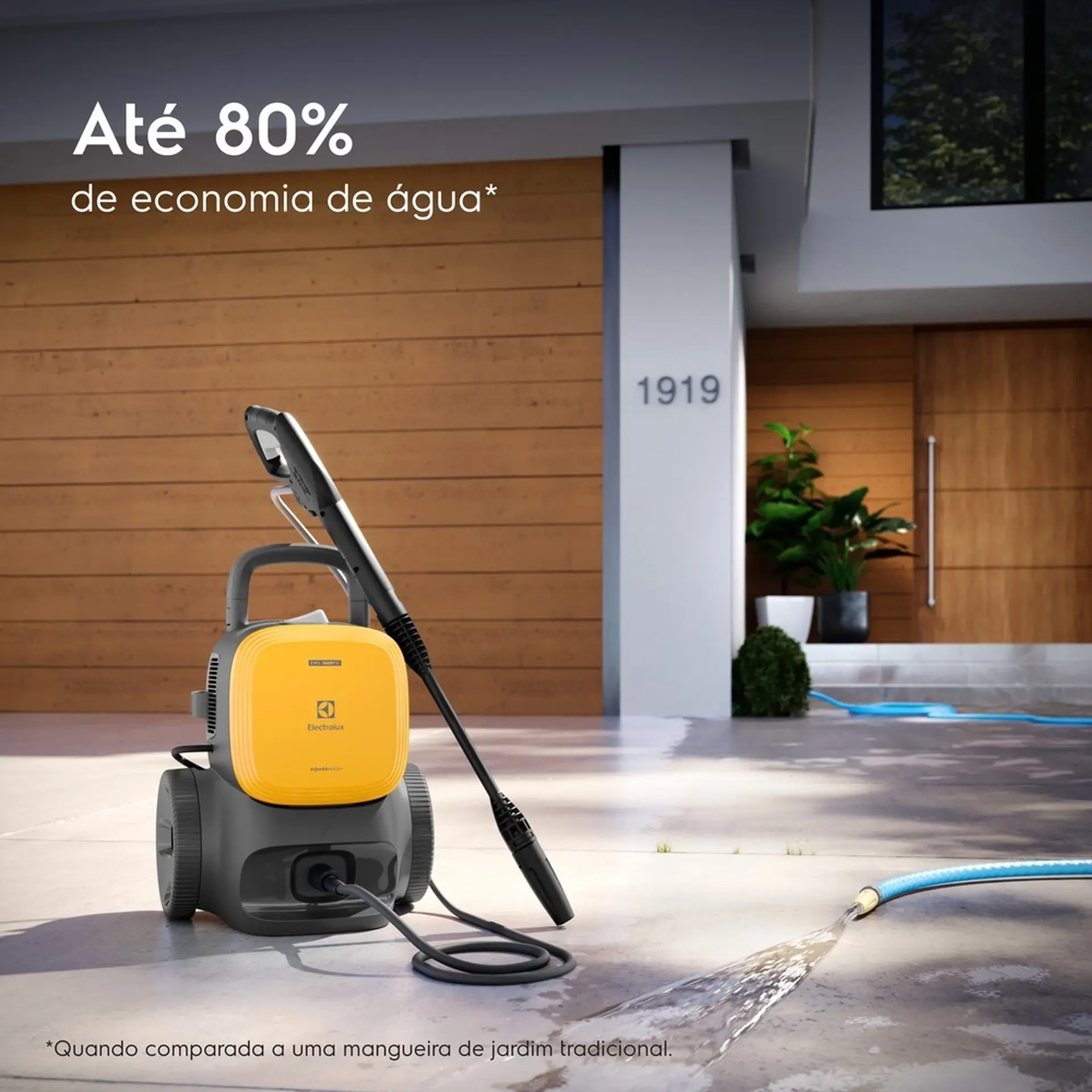 Lavadora de Alta Pressão Electrolux PowerWash EWS180 1800PSI 1400W 3410ANBR - Amarelo/Preto - 110 Volts