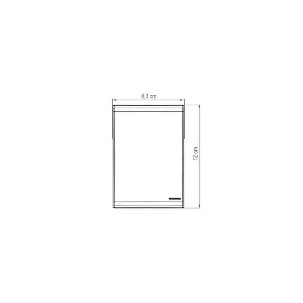 Espelho 4x2 Placa Cega + Suporte Liz Branco Tramontina - 57106/001