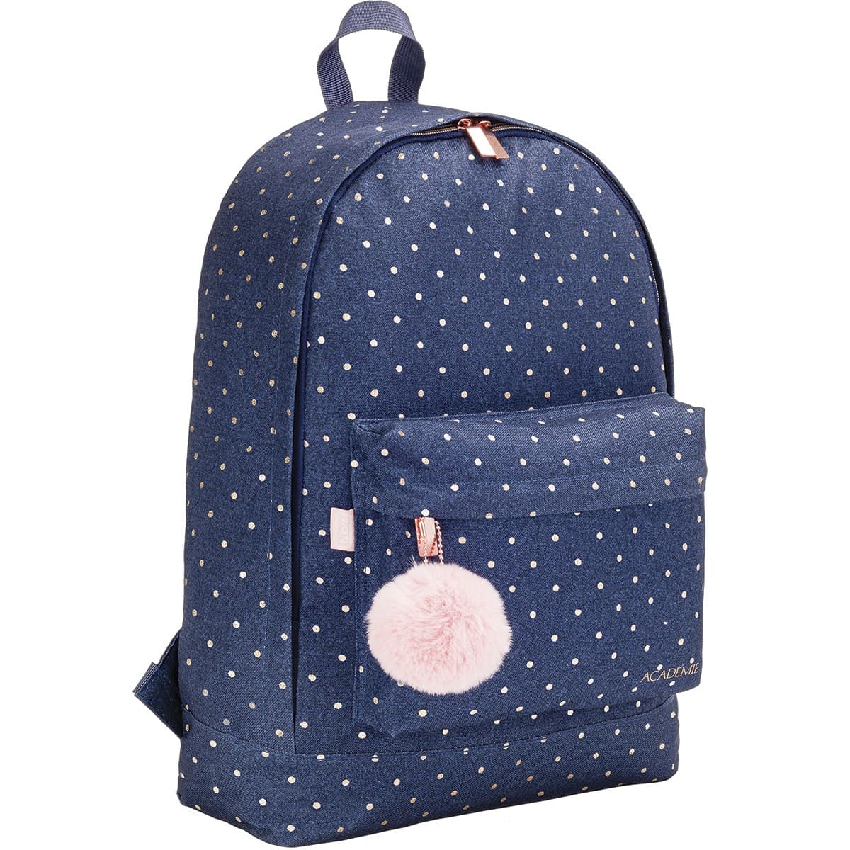 Mochila Tilibra Costas Académie Poá Metalizado Material Resistente