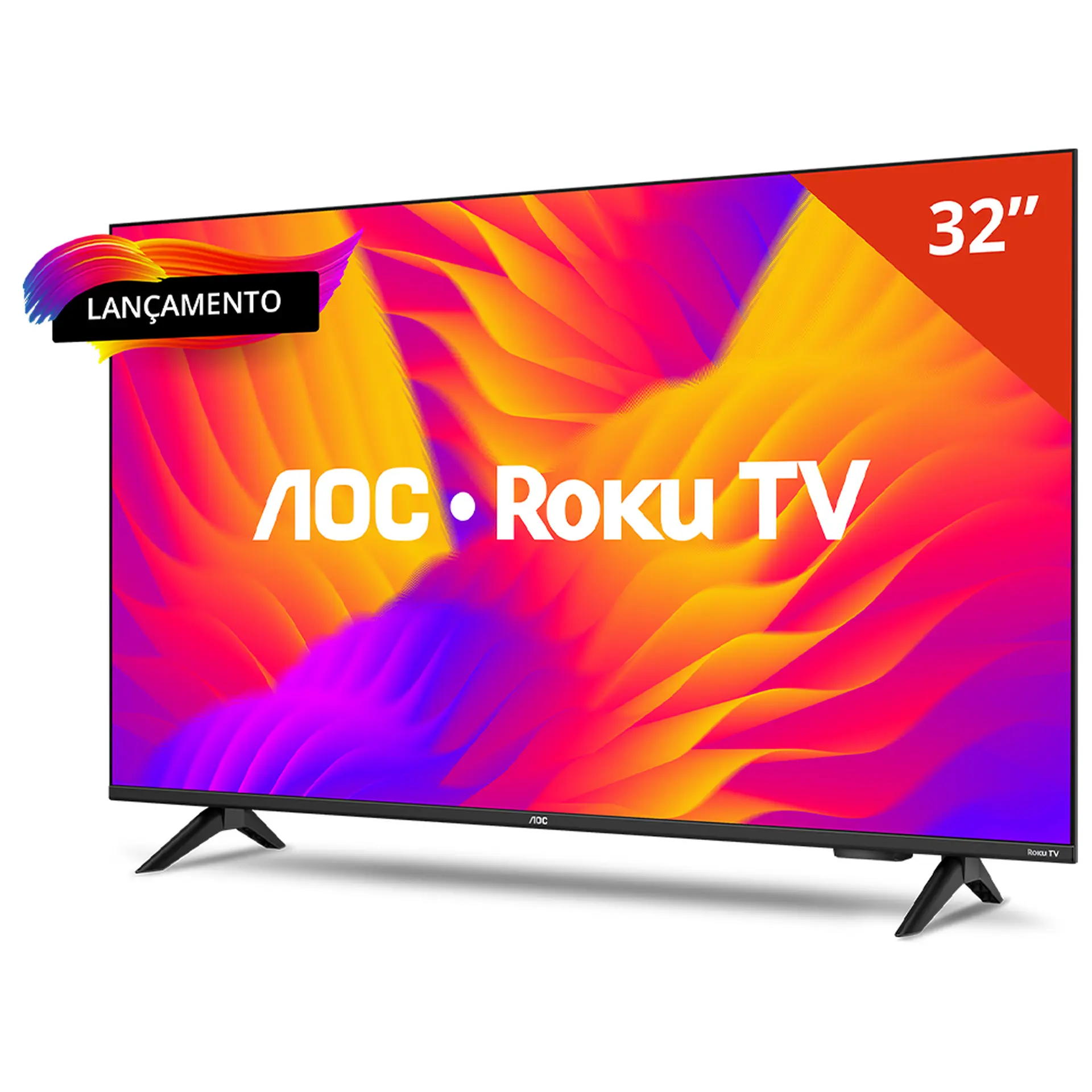 Smart TV AOC DLED 32" WI-FI Roku TV Quad Core 32S5155/78G