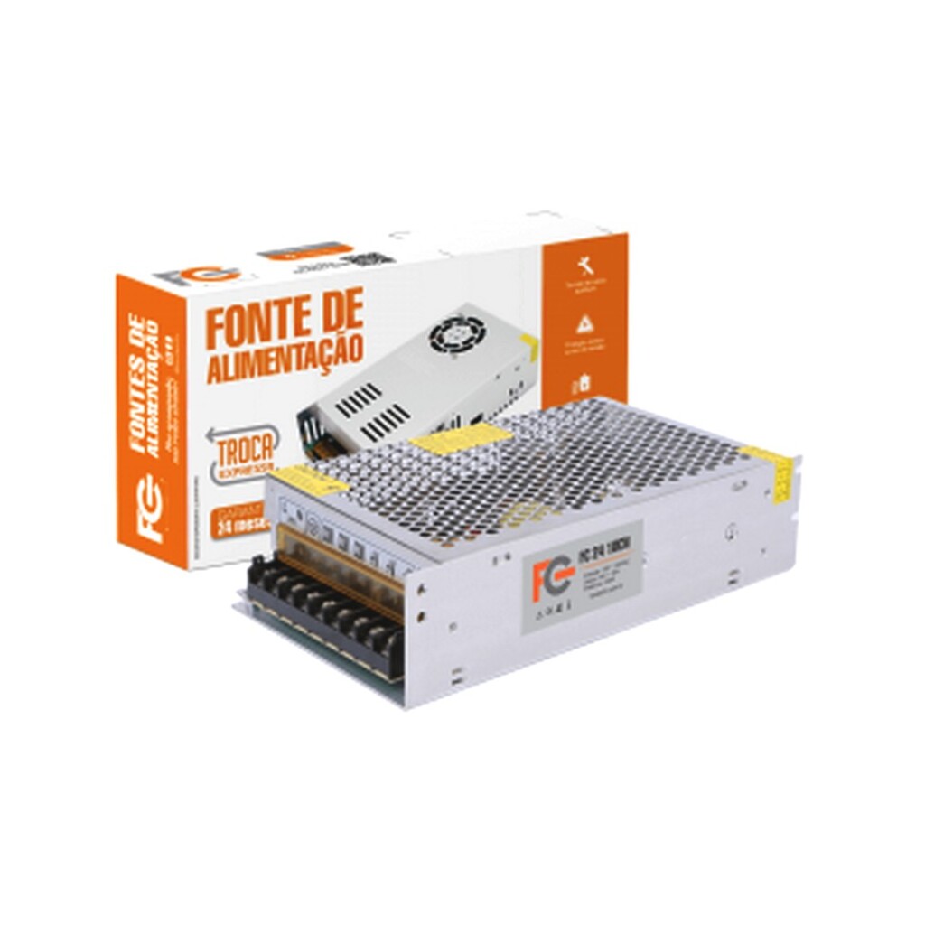 Fonte Colmeia 24V 10A 240W Bivolt FC Fontes - FC2410CN
