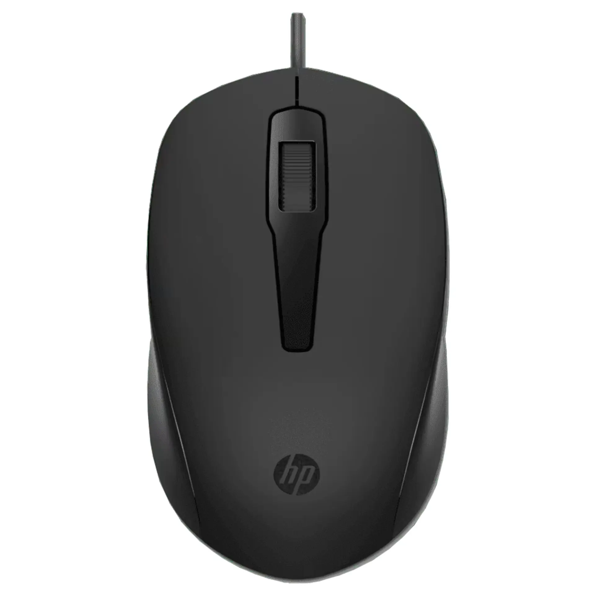 Mouse Com Fio HP 3 botões Cabo 1600 DPI Sensor Óptico Ergonômico - Preto - Bivolt