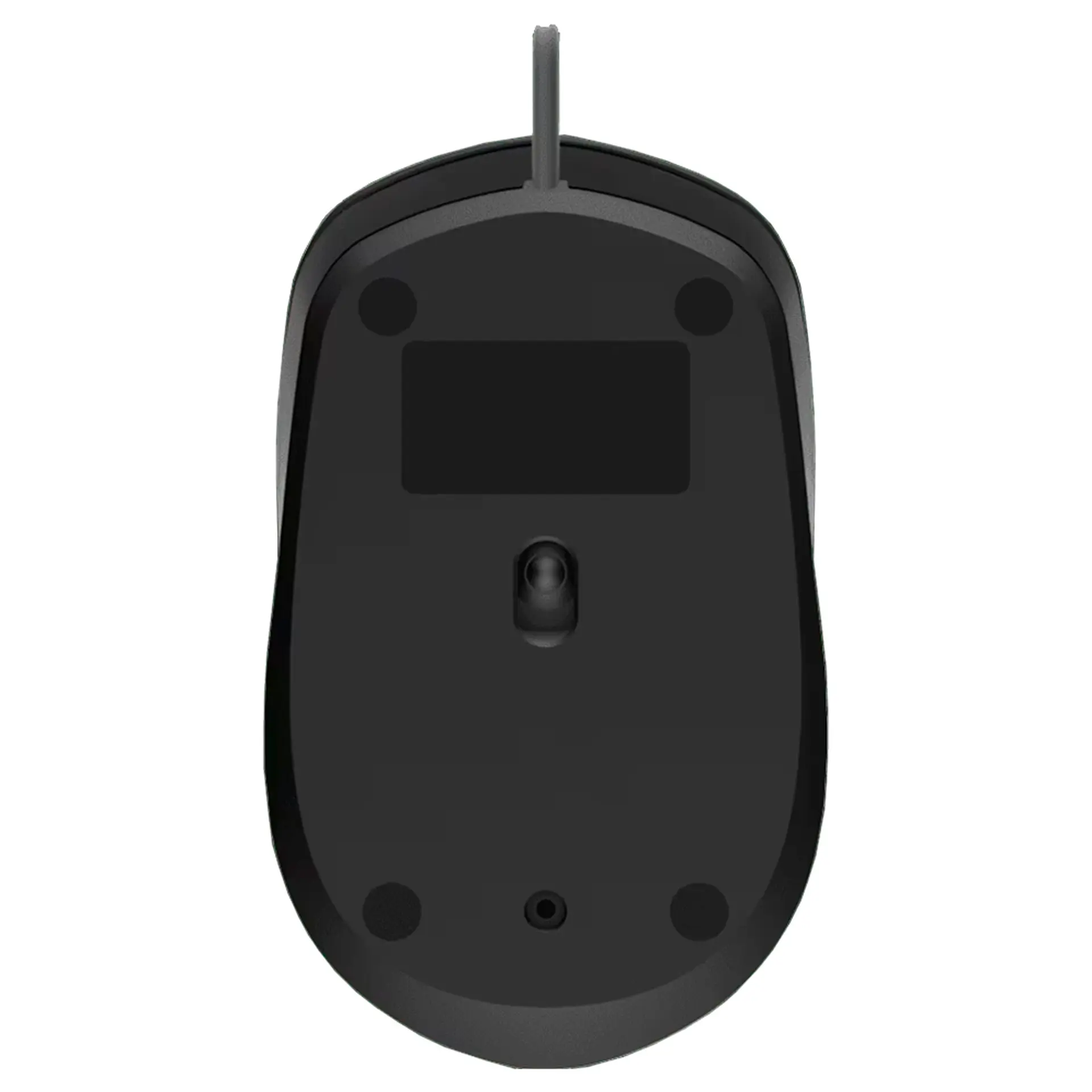 Mouse Com Fio HP 3 botões Cabo 1600 DPI Sensor Óptico Ergonômico - Preto - Bivolt
