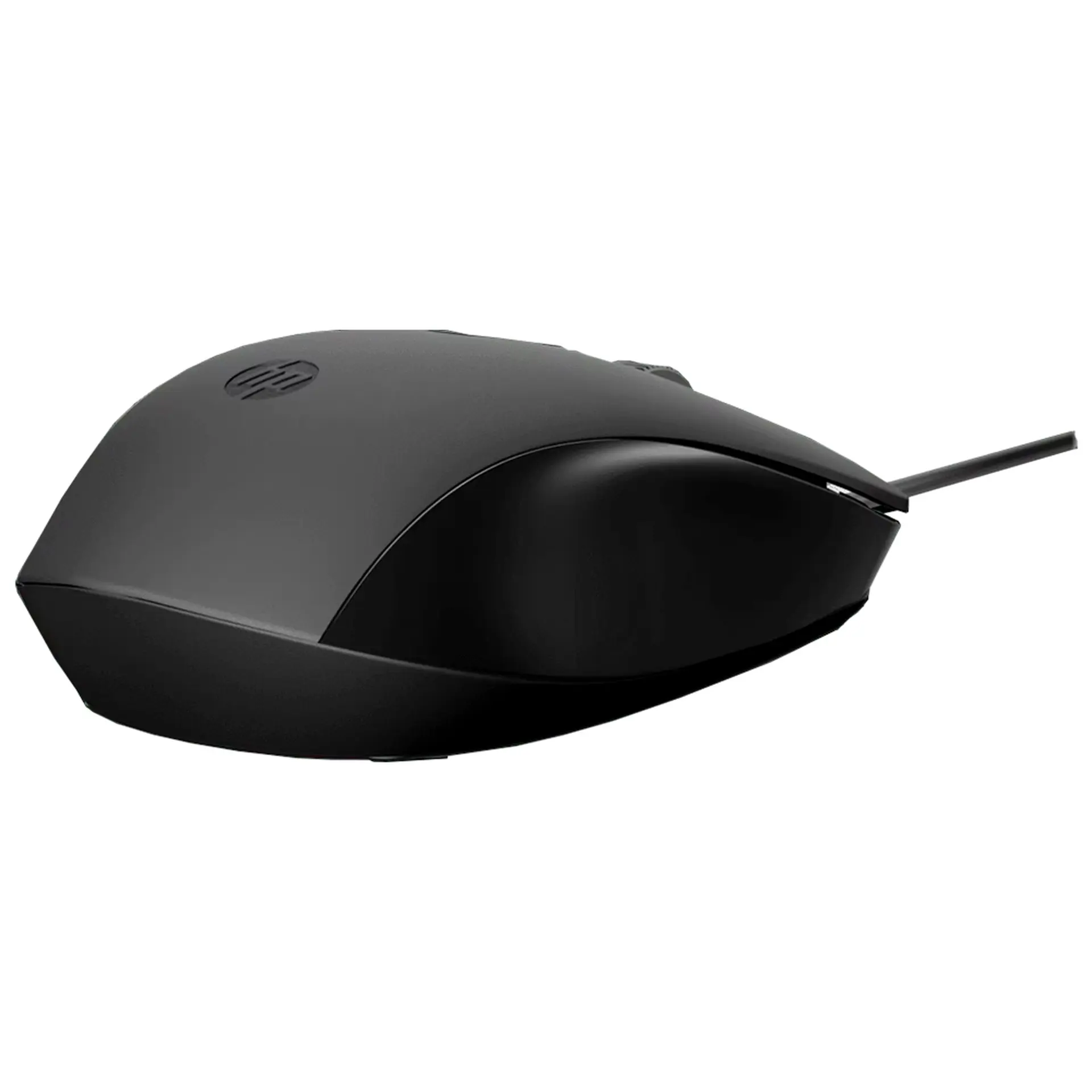 Mouse Com Fio HP 3 botões Cabo 1600 DPI Sensor Óptico Ergonômico - Preto - Bivolt