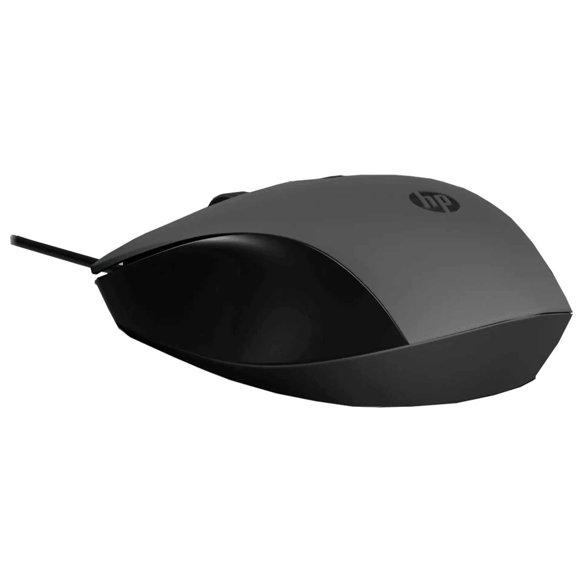 Mouse Com Fio HP 3 botões Cabo 1600 DPI Sensor Óptico Ergonômico - Preto - Bivolt