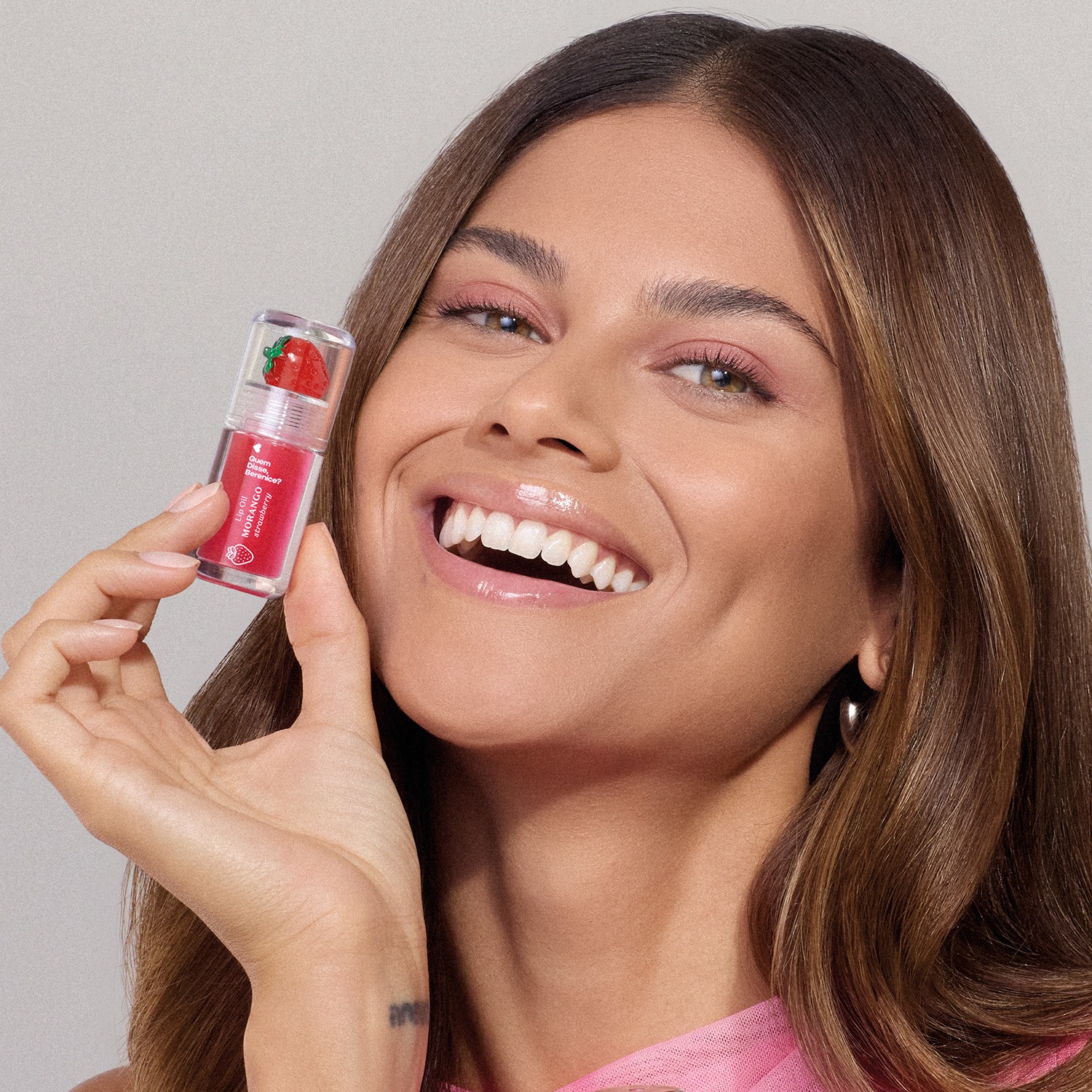 Lip Oil Rosa Fúcsia Cuide-se Bem Pessegura Quem Disse, Berenice? 3,5ml