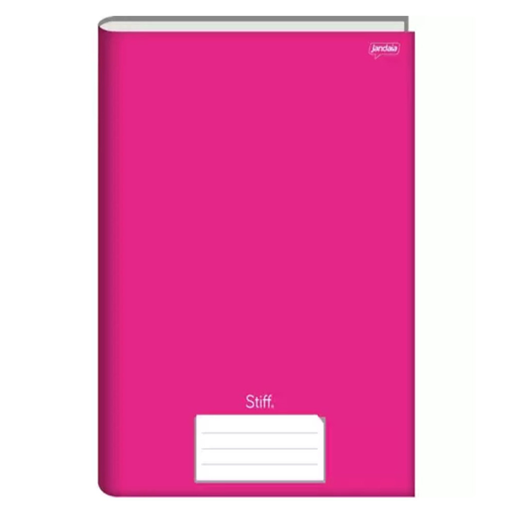 Caderno Brochura Capa Dura Costurado 48 Fls 140x200 Stiff Pink - Unitário Jandaia 7527777