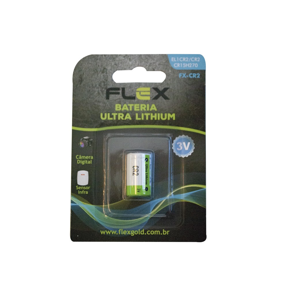 Bateria Lítio 3V Ultra Lithium Flex Unitário FXCR2
