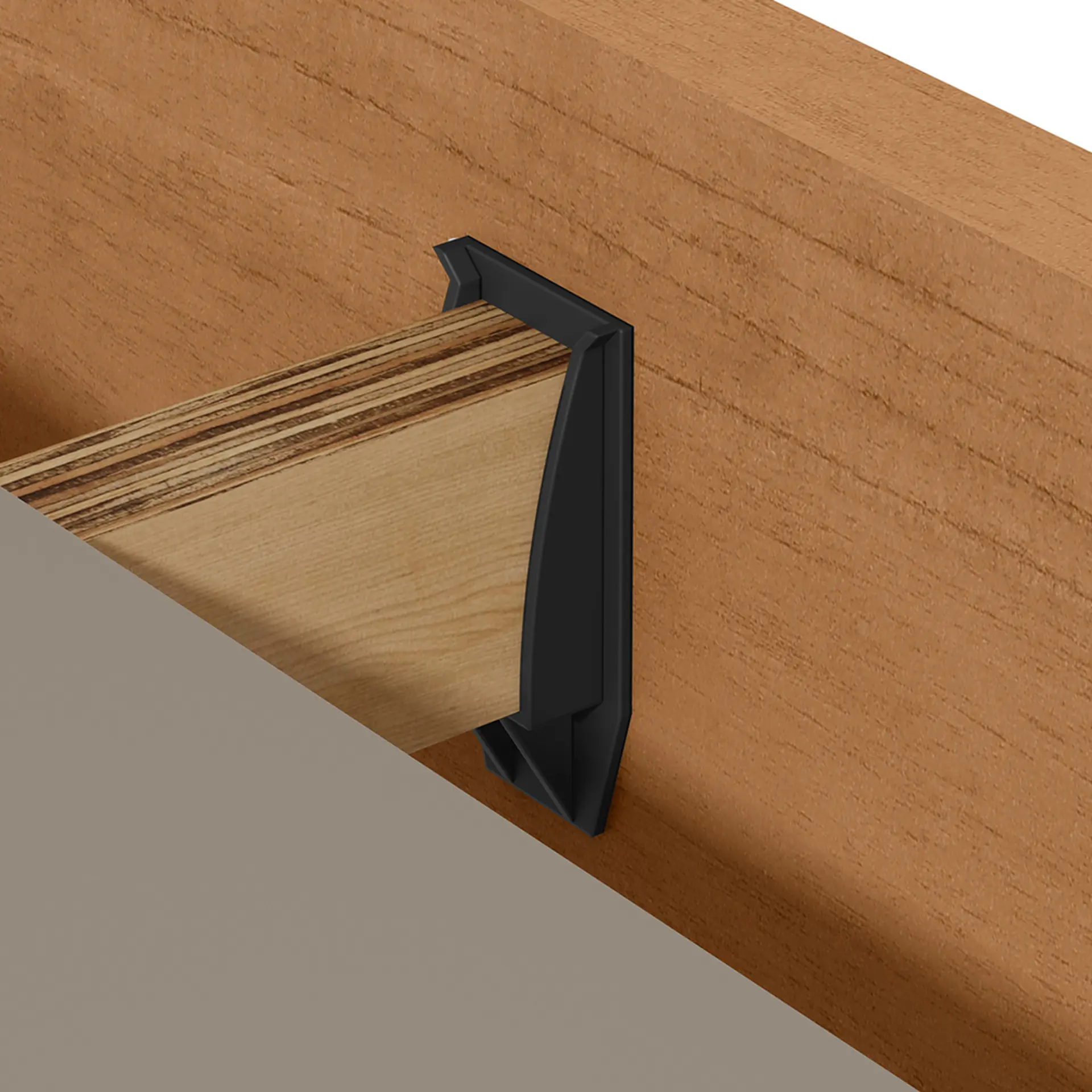 Cama Casal Athenas MDP e MDF Cabeceira Alta Lopas - Amendoa Clean