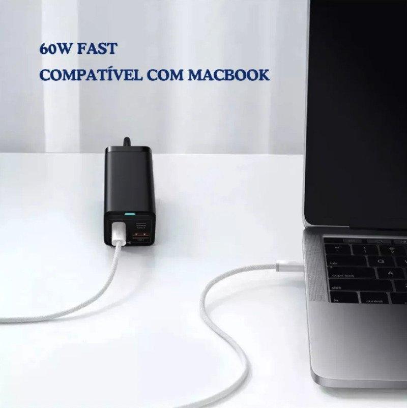 Cabo USB-C para USB-C