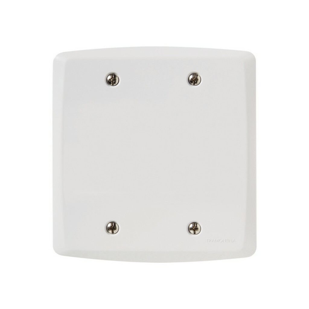 Espelho Quadrado 4x4 Tampa Cega Lux2 Branco Tramontina - 57105/021
