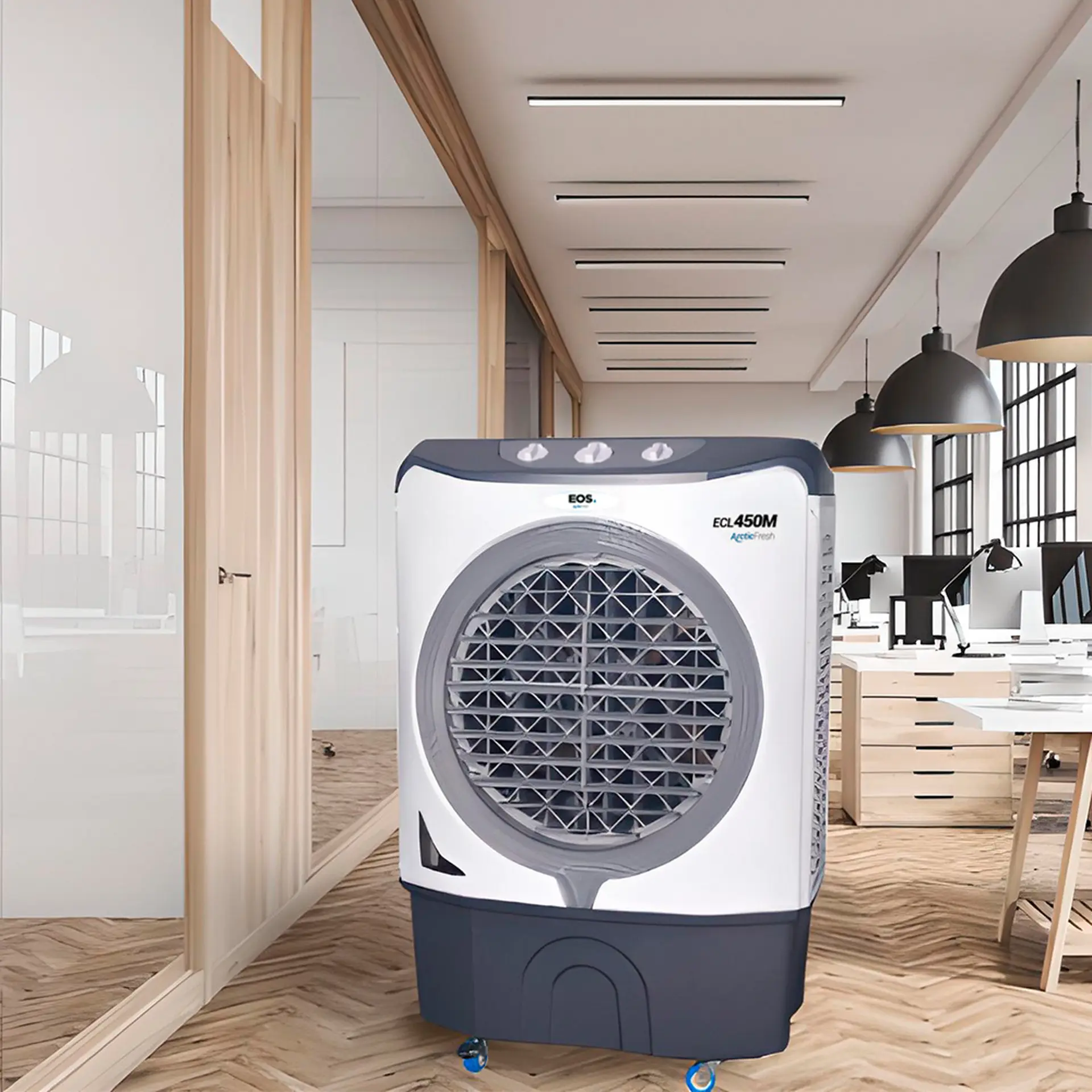 Climatizador de Ar Portátil 4 em 1 EOS Arctic Fresh 45L ECL450M 3 Velocidades - Branco - 110 Volts