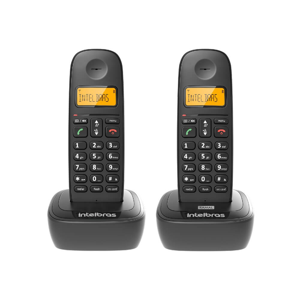 Kit Telefone Sem Fio Intelbras Base + 1 Ramal TS 2512
