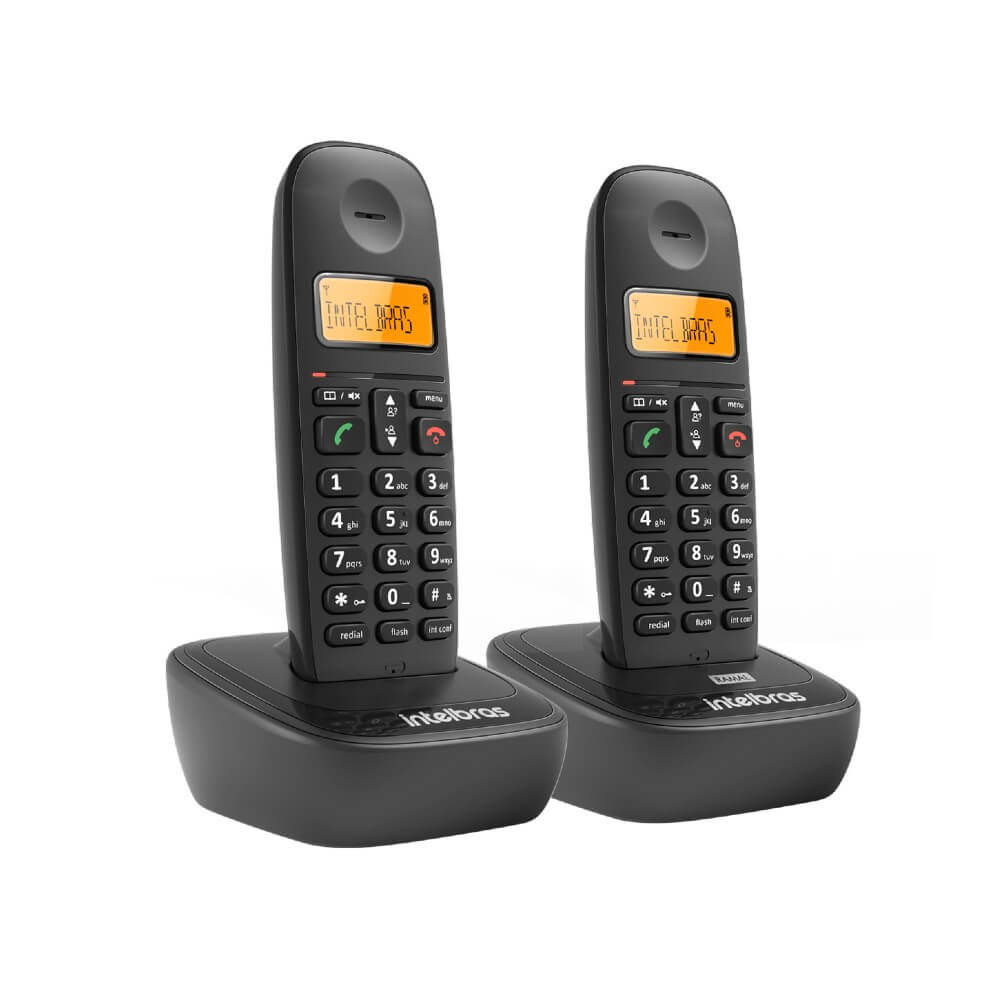 Kit Telefone Sem Fio Intelbras Base + 1 Ramal TS 2512