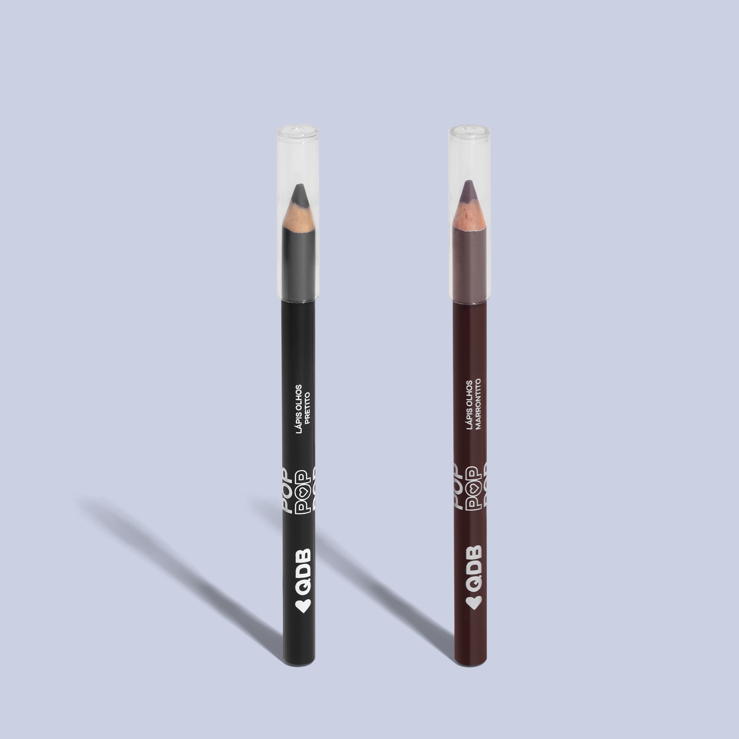Combo Quem Disse, Berenice? Lápis Para Olhos POP: Preto 1,1 + Marrom 1,1g