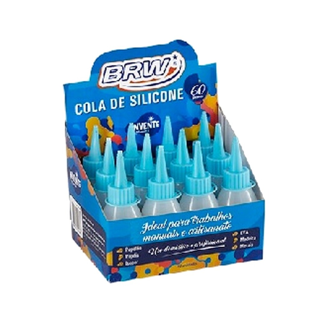 Cola Silicone Líquida BRW 60 Gramas