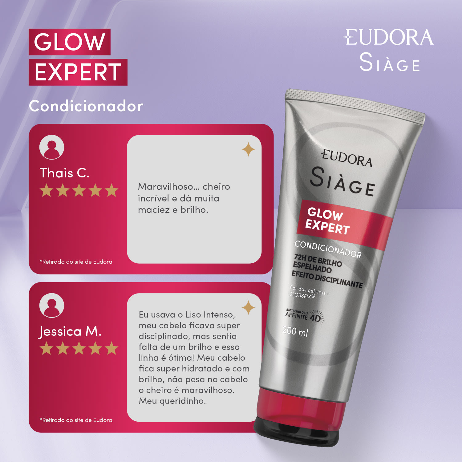 Condicionador Siàge Glow Expert 200ml